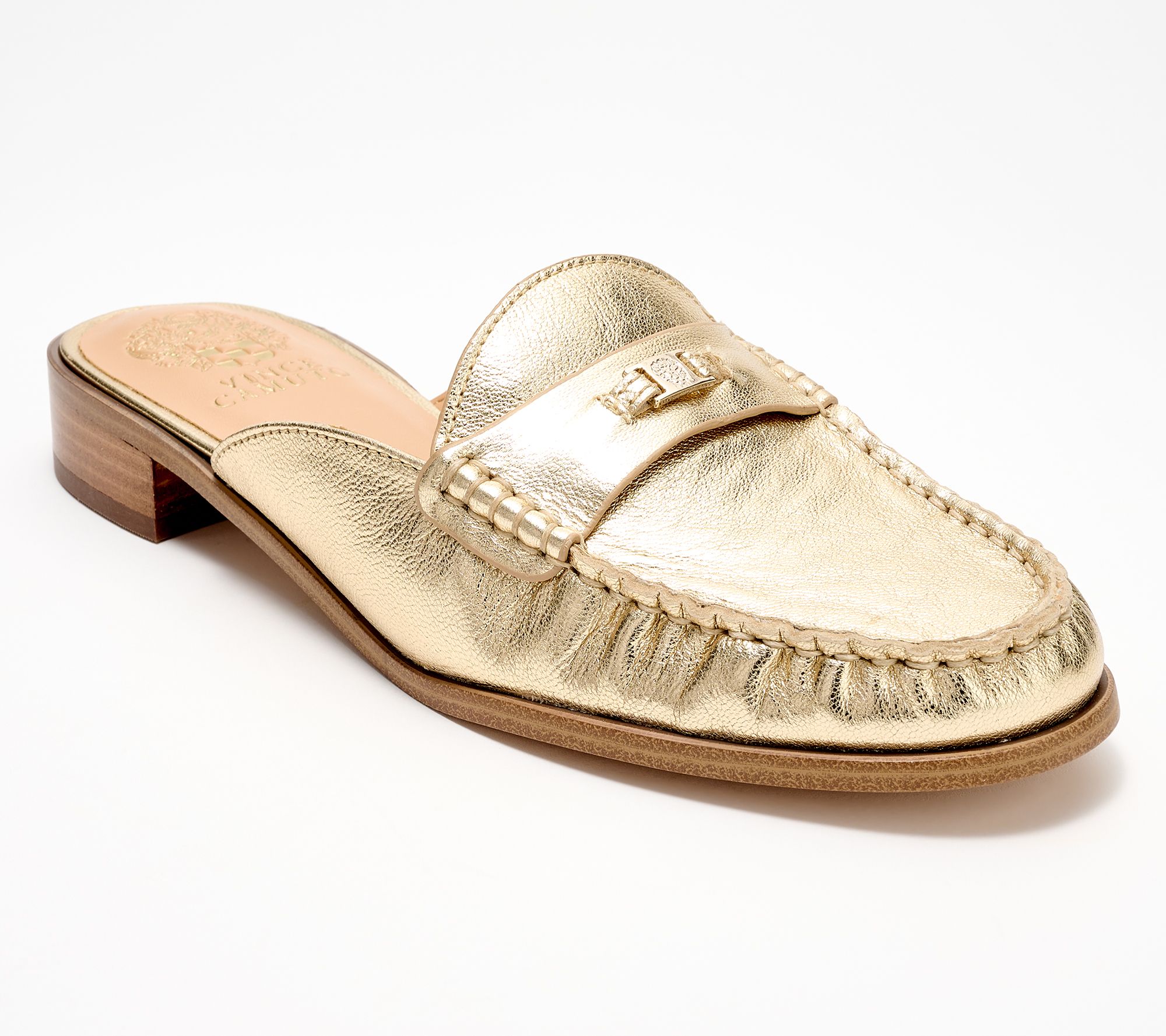 "As Is" Vince Camuto Leather or Suede Loafer Mules- Cobby