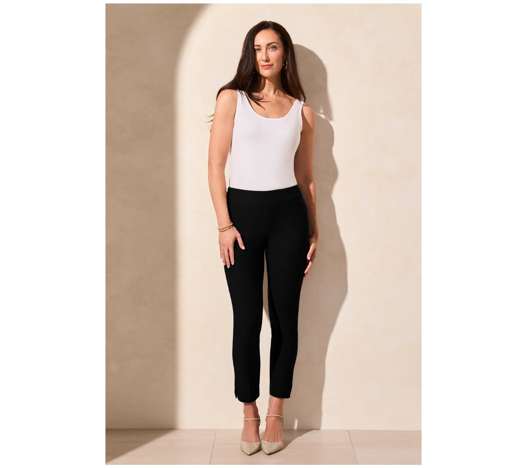 Tribal Flatten It Slimming Ankle Pants