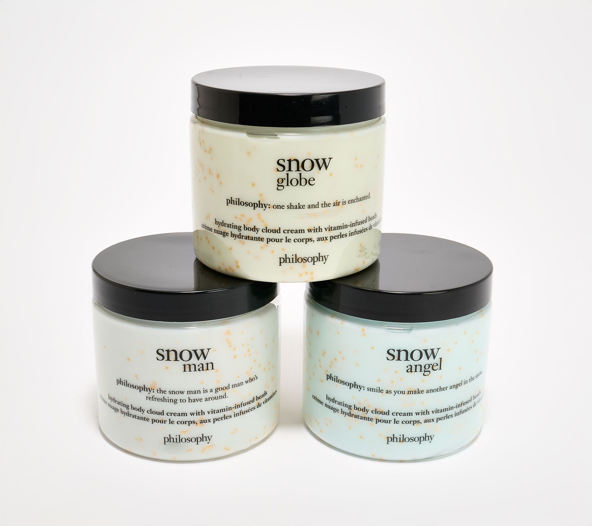 philosophy supersize snow favorites body cloud cream 16oz trio