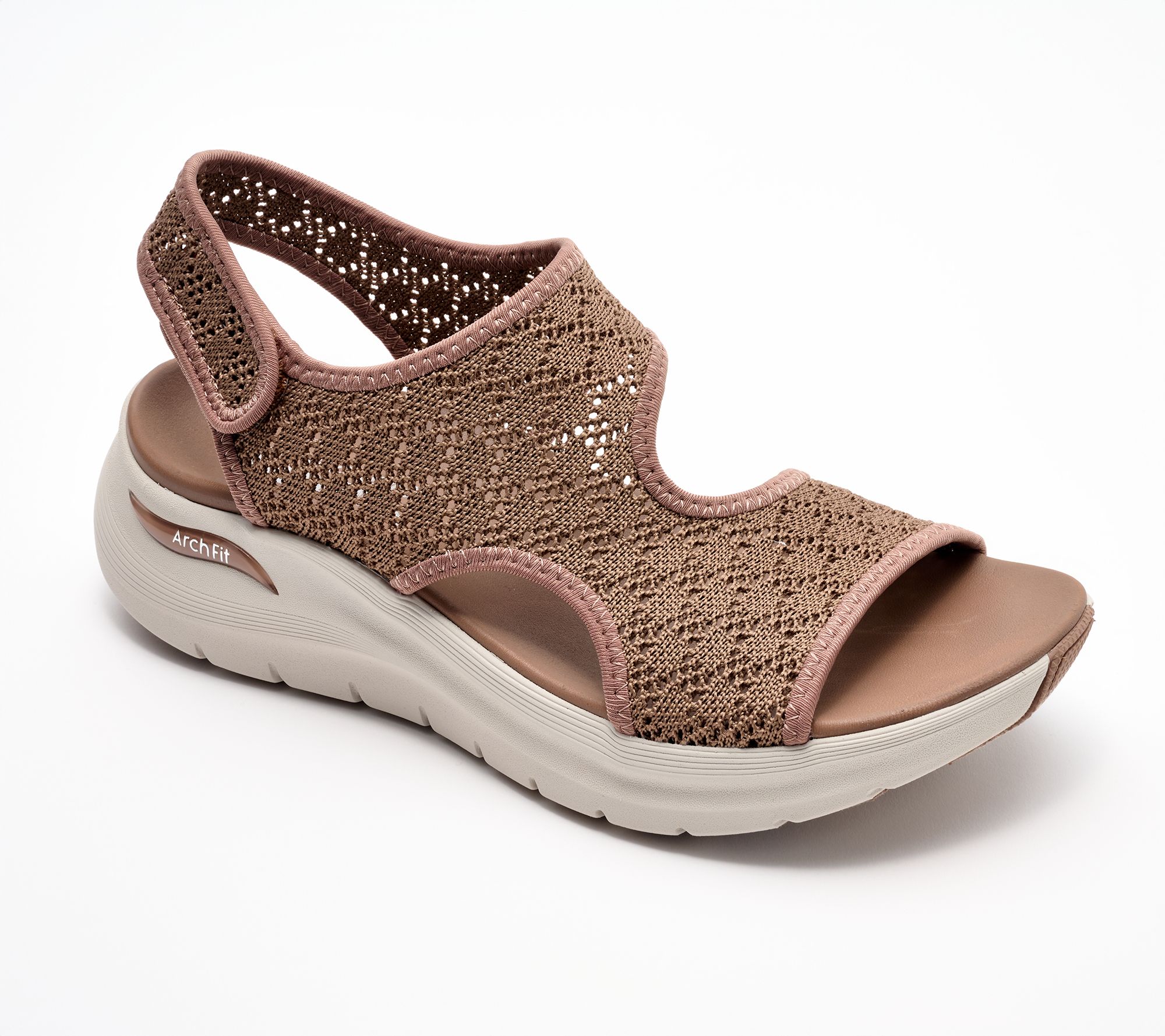 "As Is" Skecher Arch Fit 2.0 Adjustable Slingback Sandals