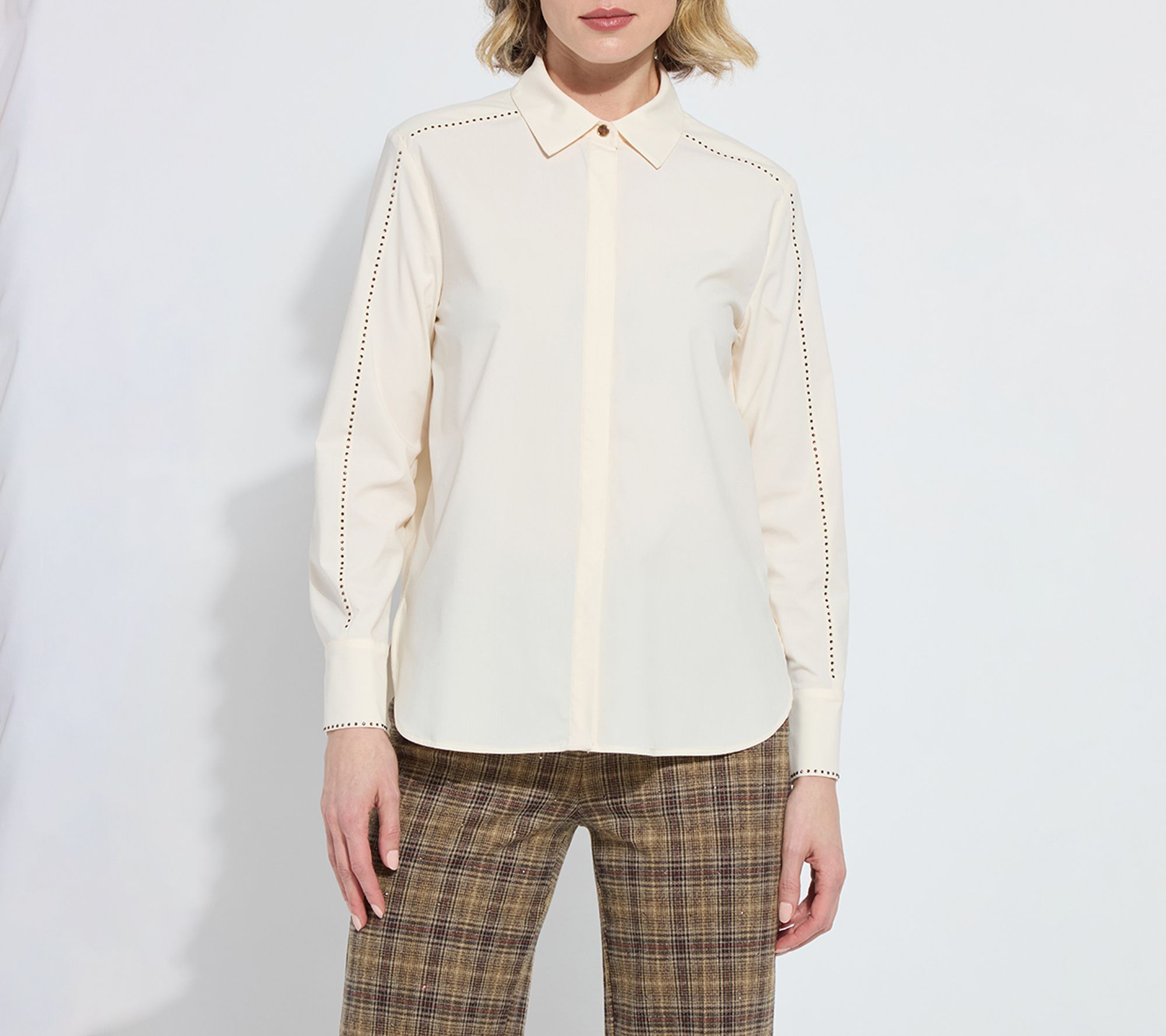 Lysse New York Rackel Crystal Embellished Shirt