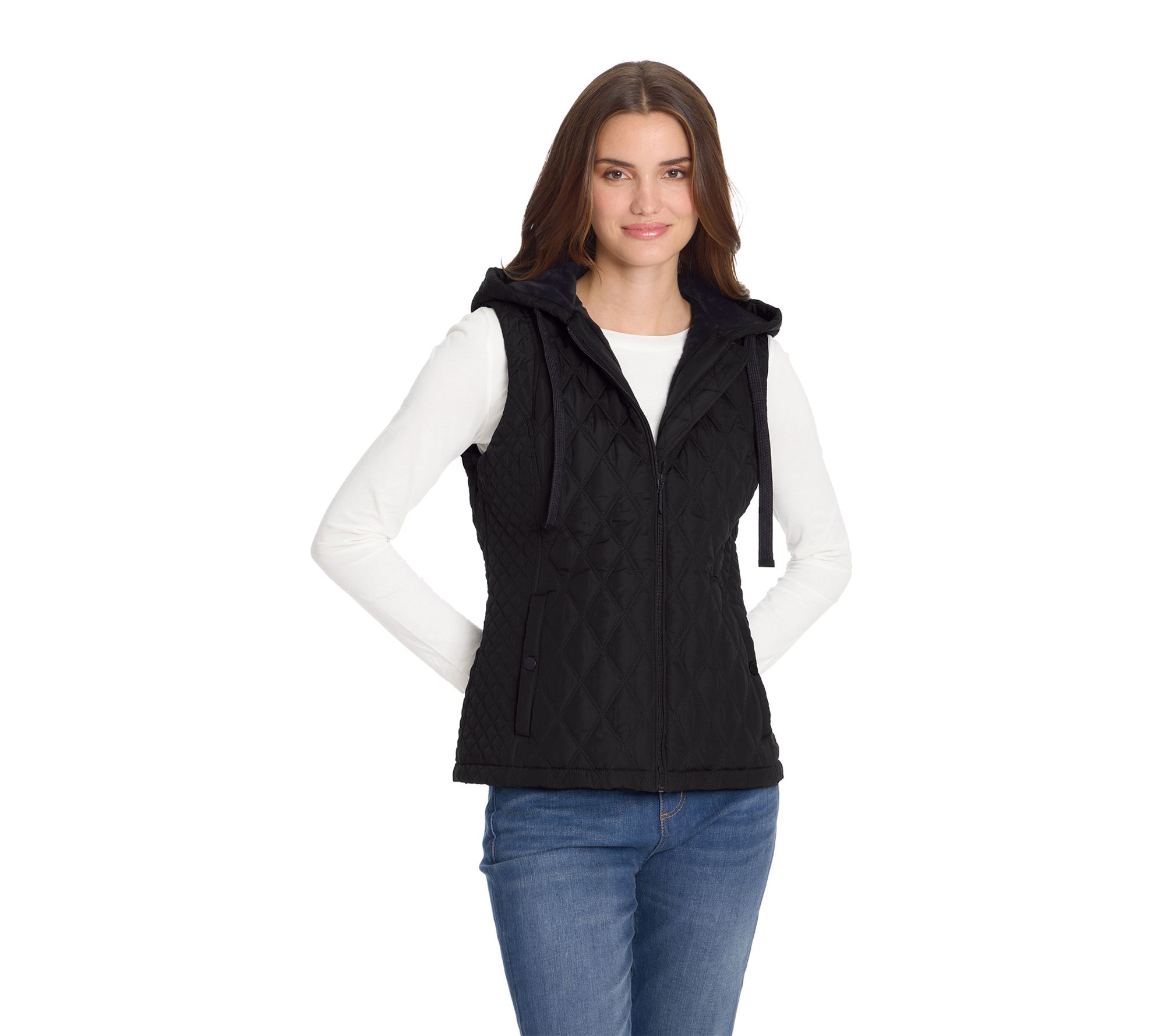 Weatherproof Hooded Puffer Vest