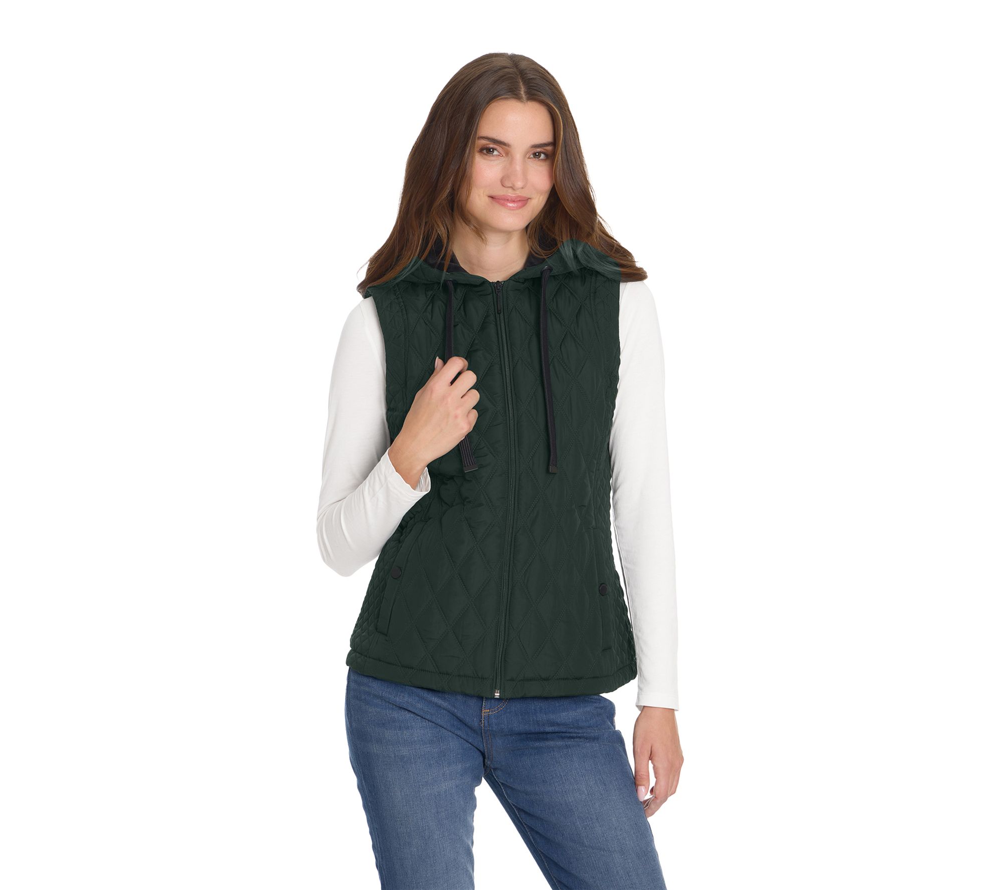 Weatherproof Hooded Puffer Vest