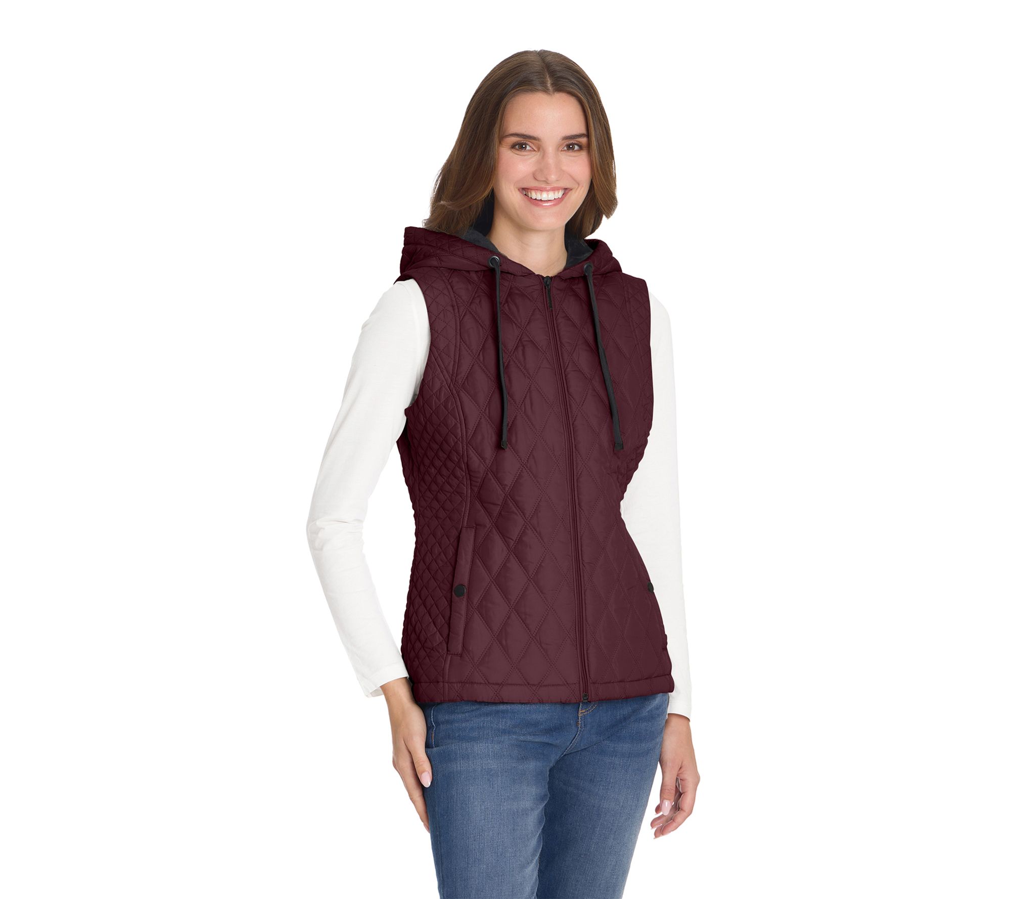 Weatherproof Hooded Puffer Vest