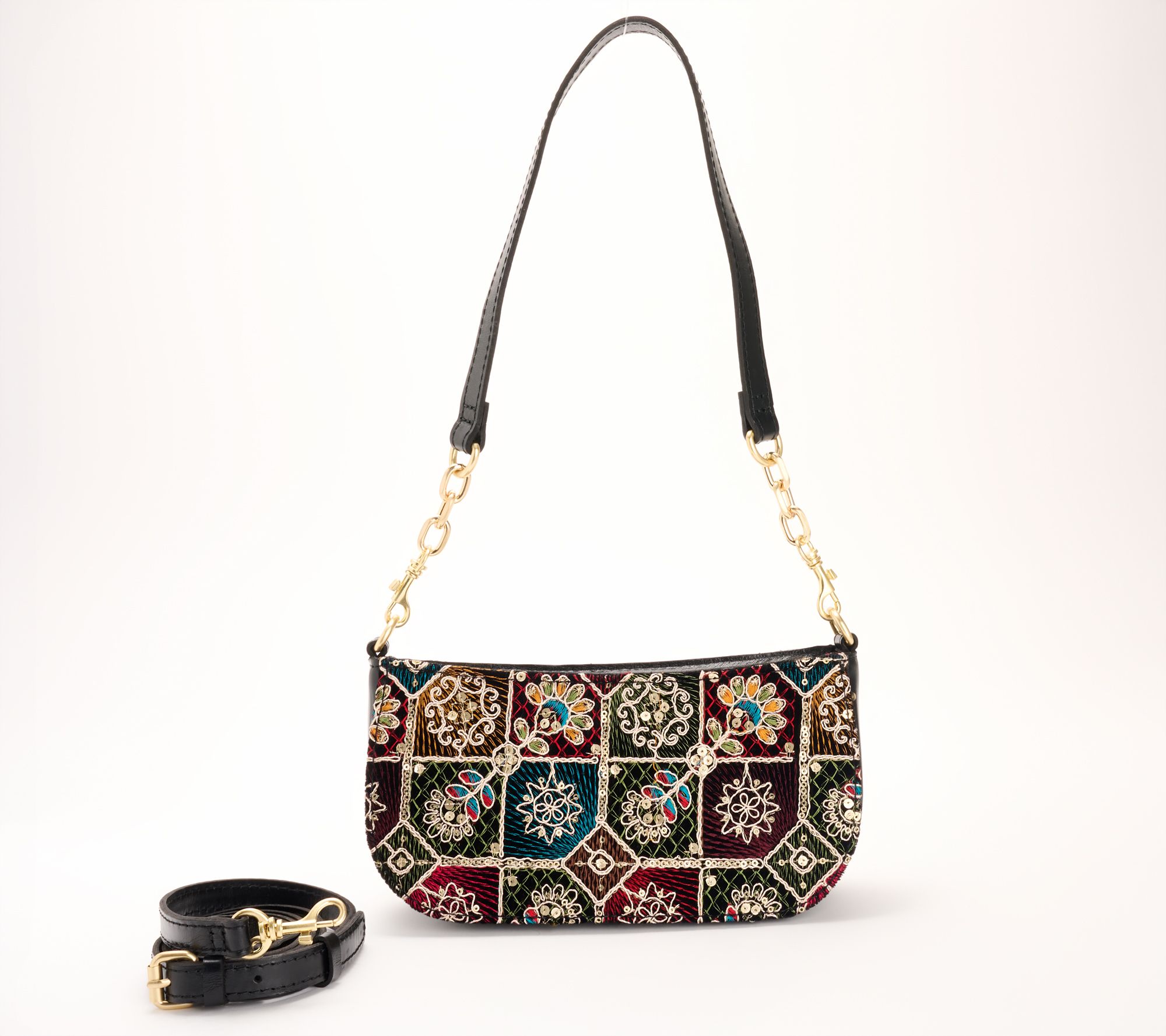 "As Is" Patricia Nash Sassi Leather Convertible Shoulder Bag