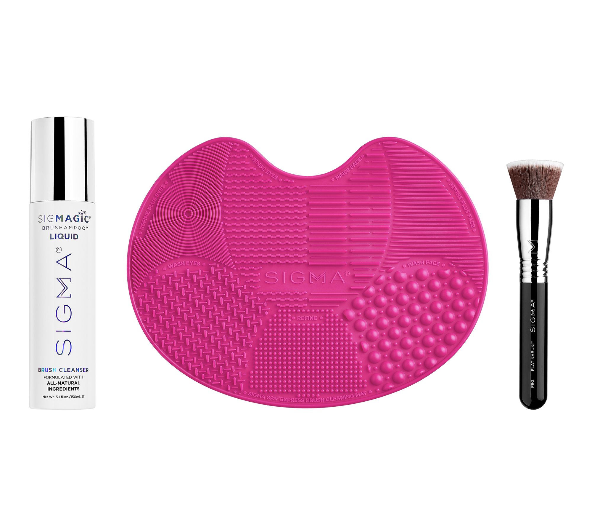 Sigma Beauty's 3-Piece Foundation & Cleaning Es sentials