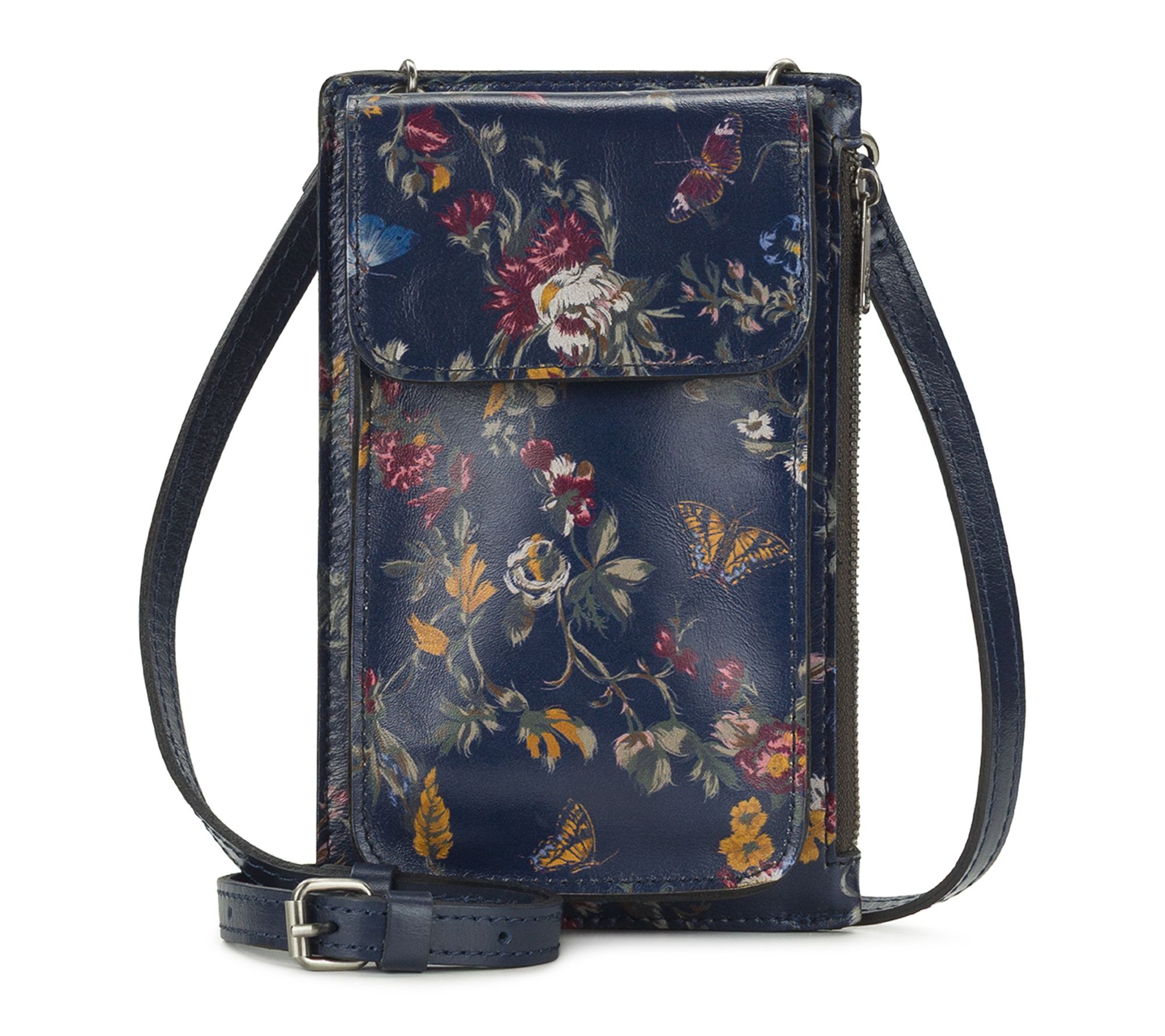 Patricia Nash Chiavella Phone Crossbody - Butterfly Gardens | QVC