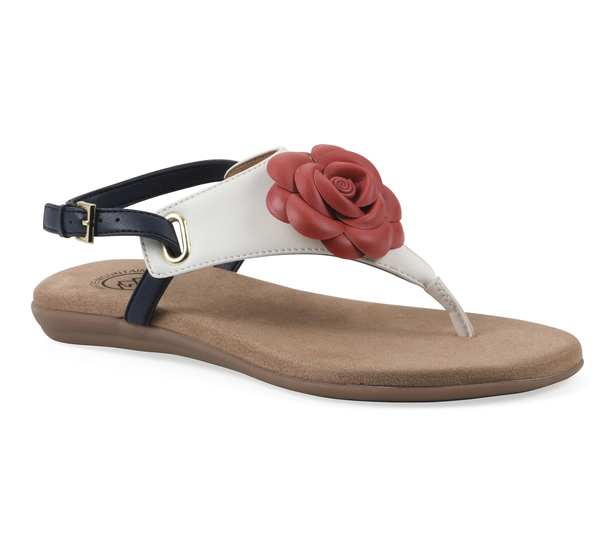 White Mountain Slingback Sandals- Lifey