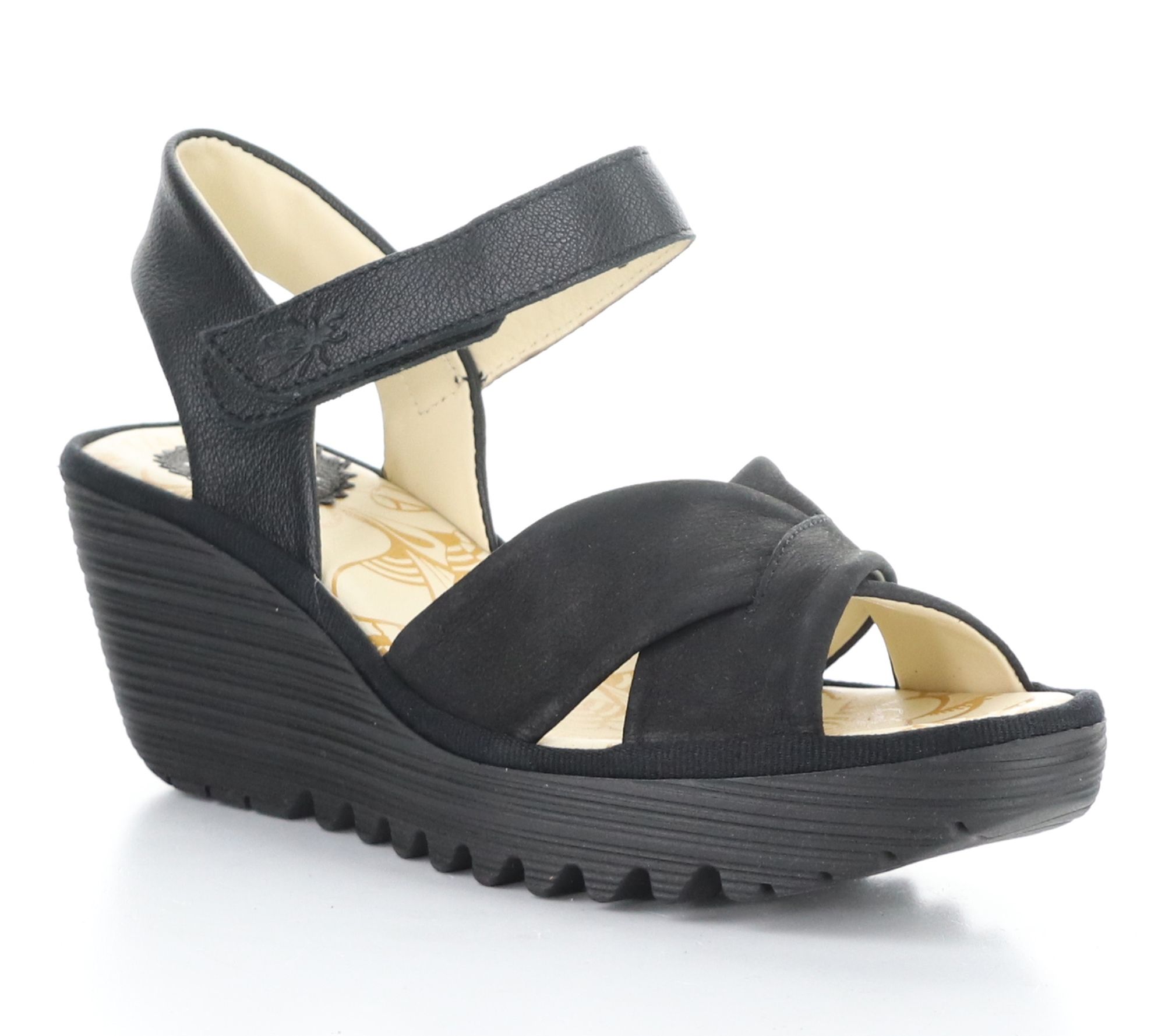 Fly London Cupido/Mousse Suede Sandals - Yorg607Fly