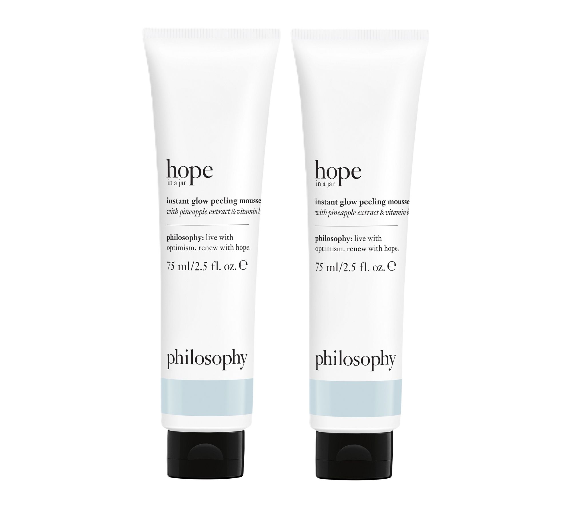 philosophy 2.5oz hope in a jar peeling mousse duo