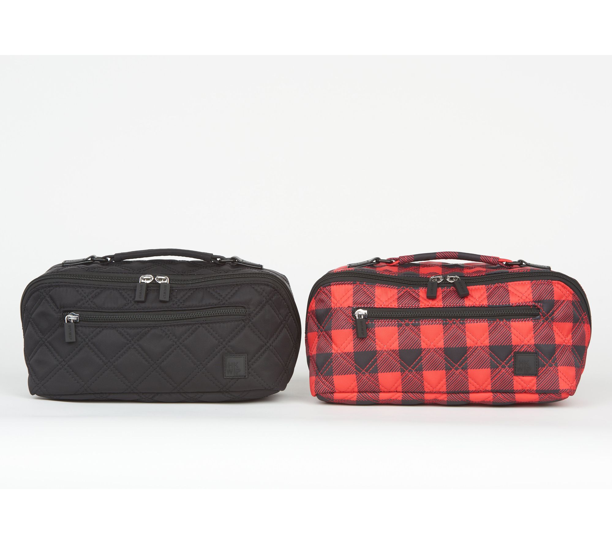 "As Is" IHKWIP The Carry It All Cosmetic Case 2 Pack