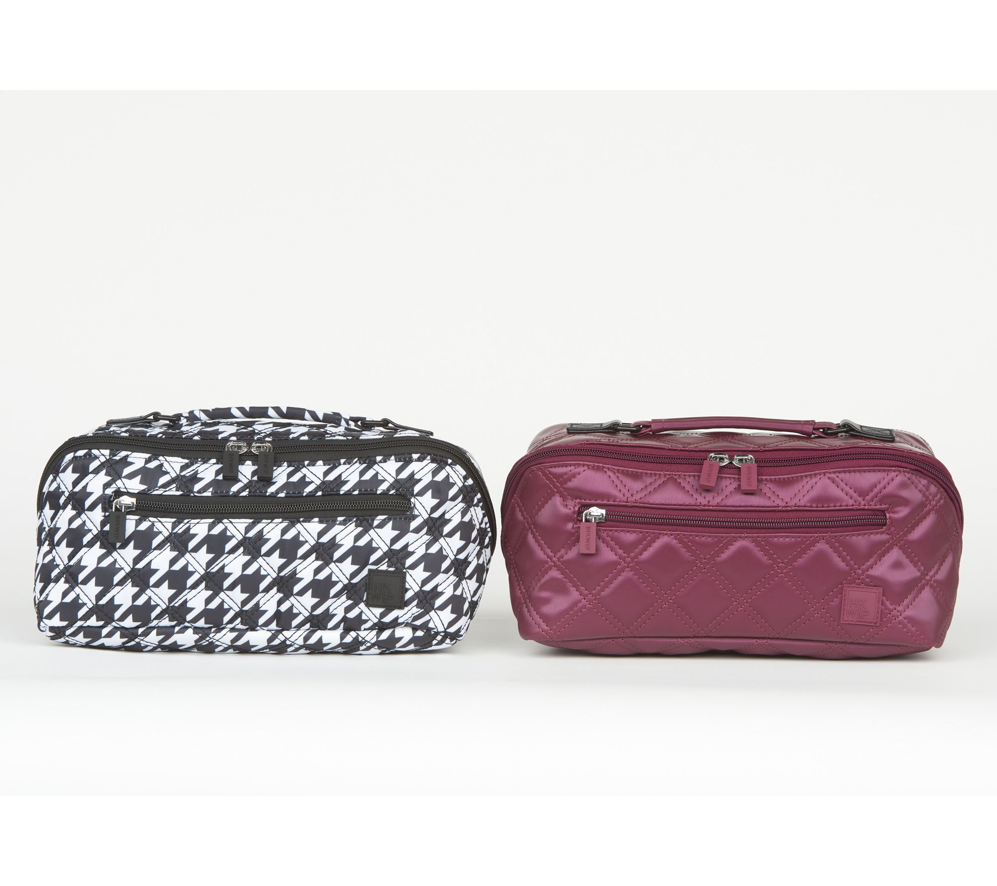 "As Is" IHKWIP The Carry It All Cosmetic Case 2 Pack