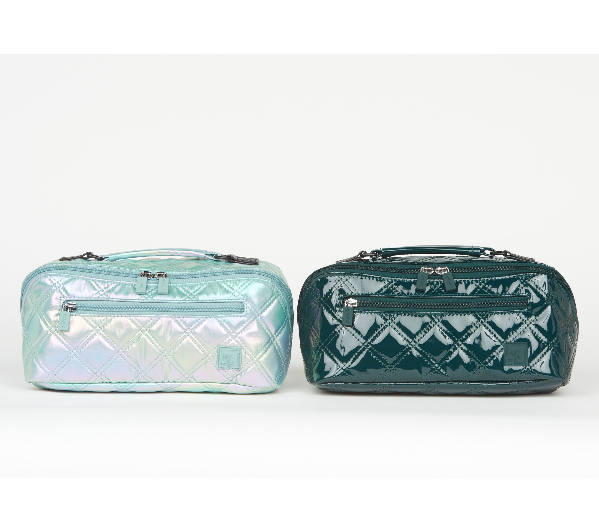 "As Is" IHKWIP The Carry It All Cosmetic Case 2 Pack