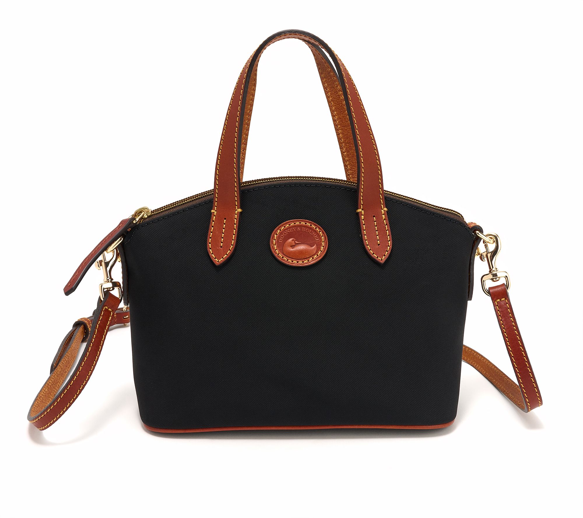 "As Is" Dooney & Bourke Nylon Ruby Satchel with Crossbody Strap