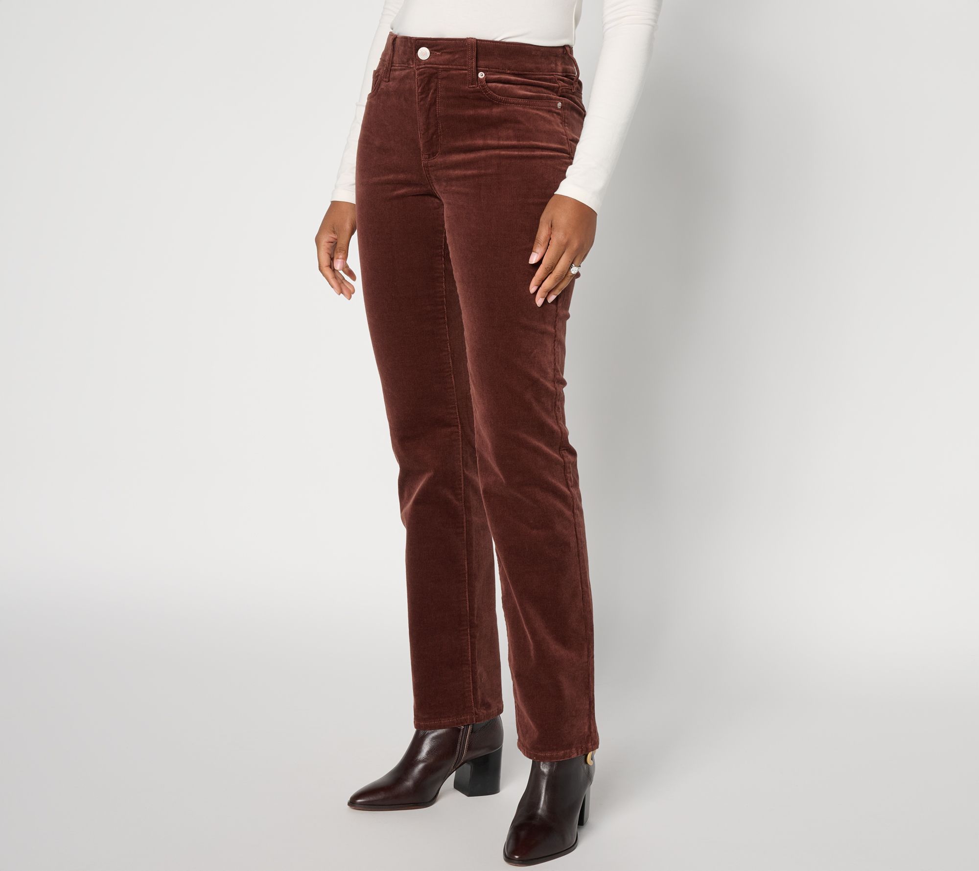  NYDJ Regular Stretch Corduroy Marilyn Straight Leg
