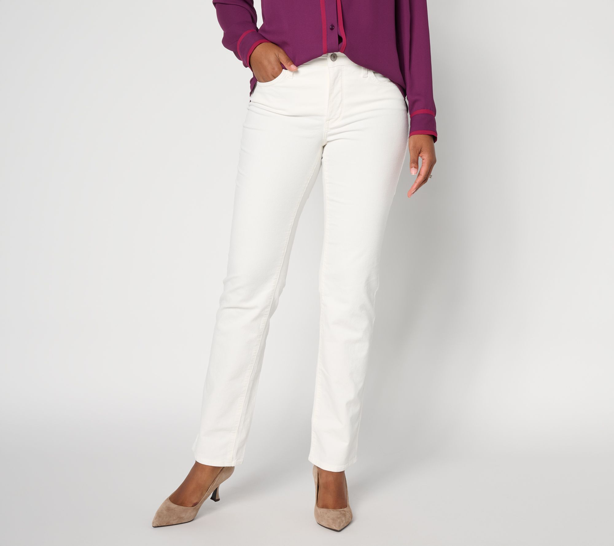 NYDJ Regular Stretch Corduroy Marilyn Straight Leg