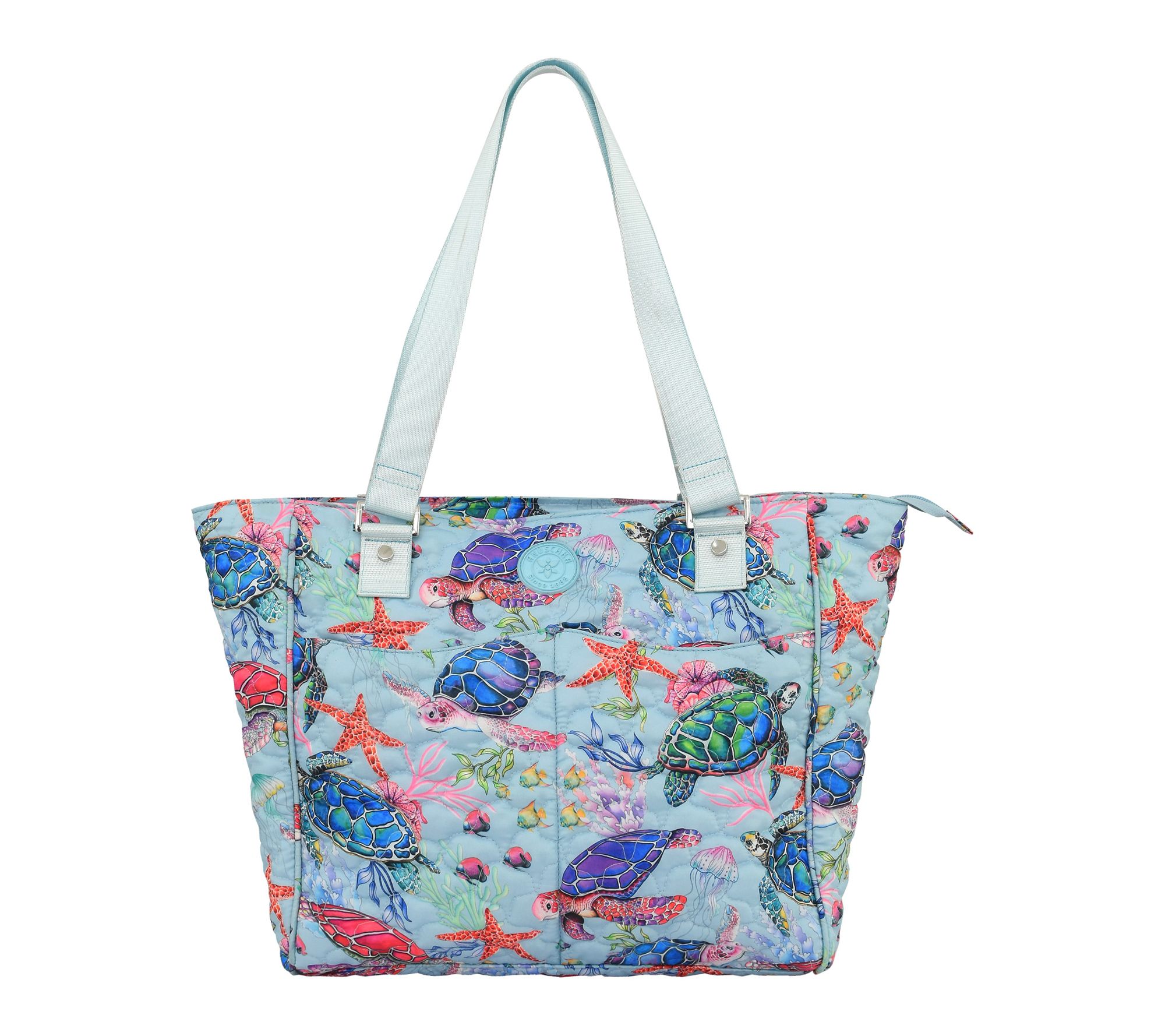 Anuschka Wanderlust Quilted Fabric Tote Bag