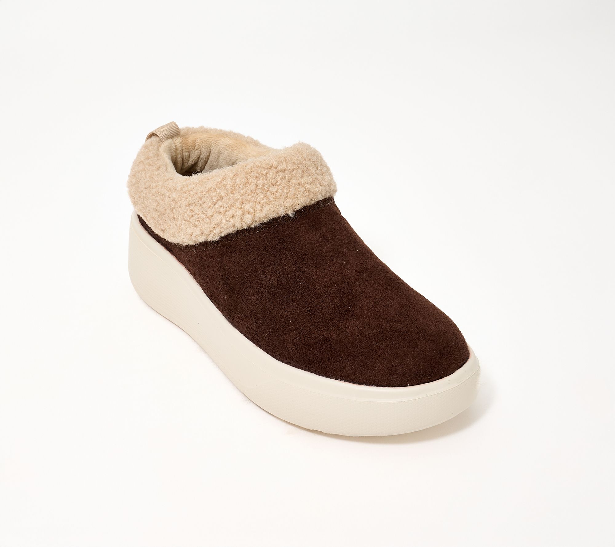  Clarks Cloudsteppers Faux Fur Lined Clogs -Solevana Cozy