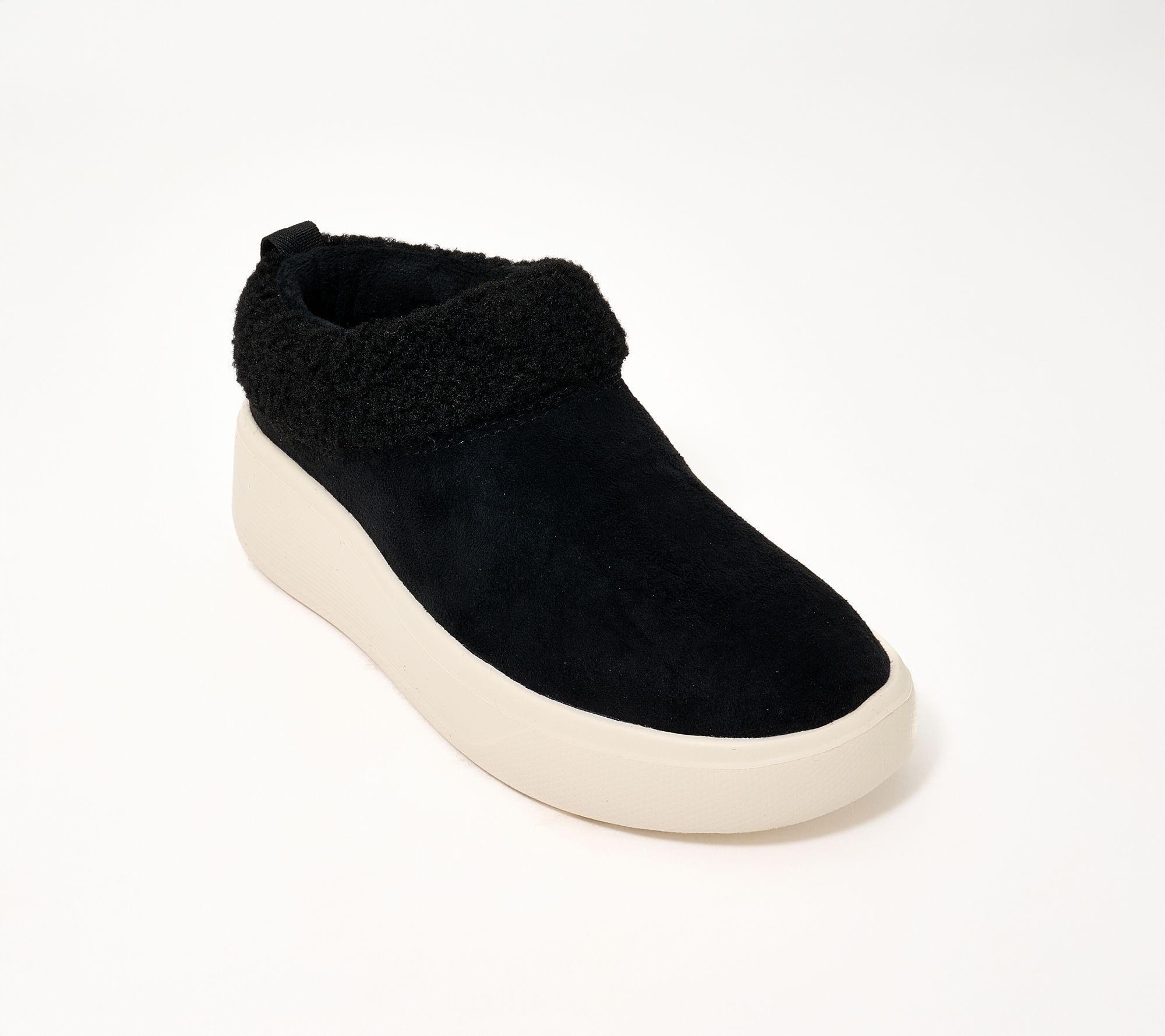 Clarks Cloudsteppers Faux Fur Lined Clogs -Solevana Cozy