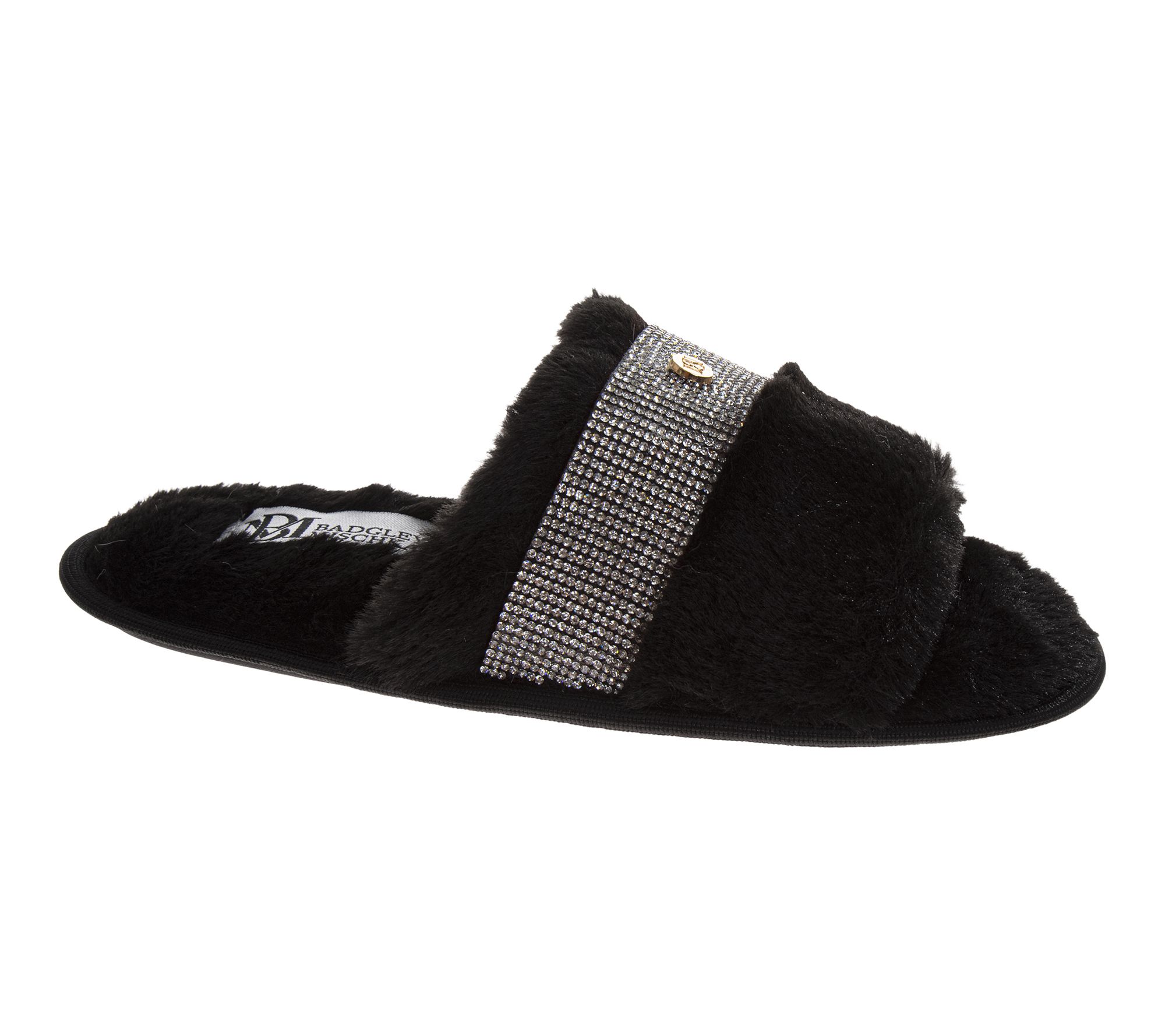 Badgley Mischka Women's Rhinestone Slide Slipper