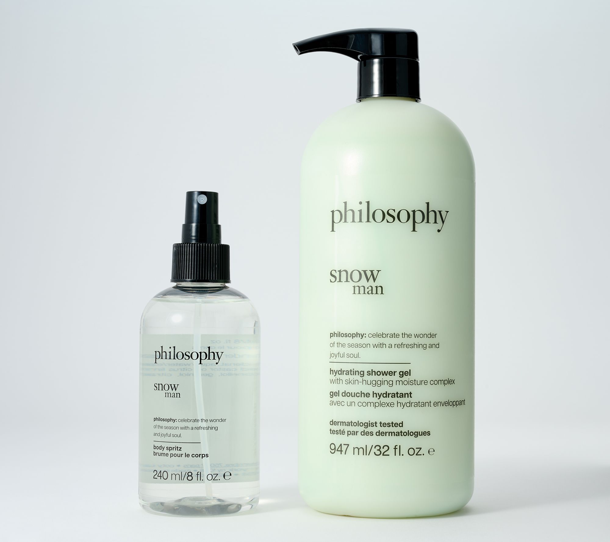 philosophy holiday treats 32oz shower gel & 8oz body spritz