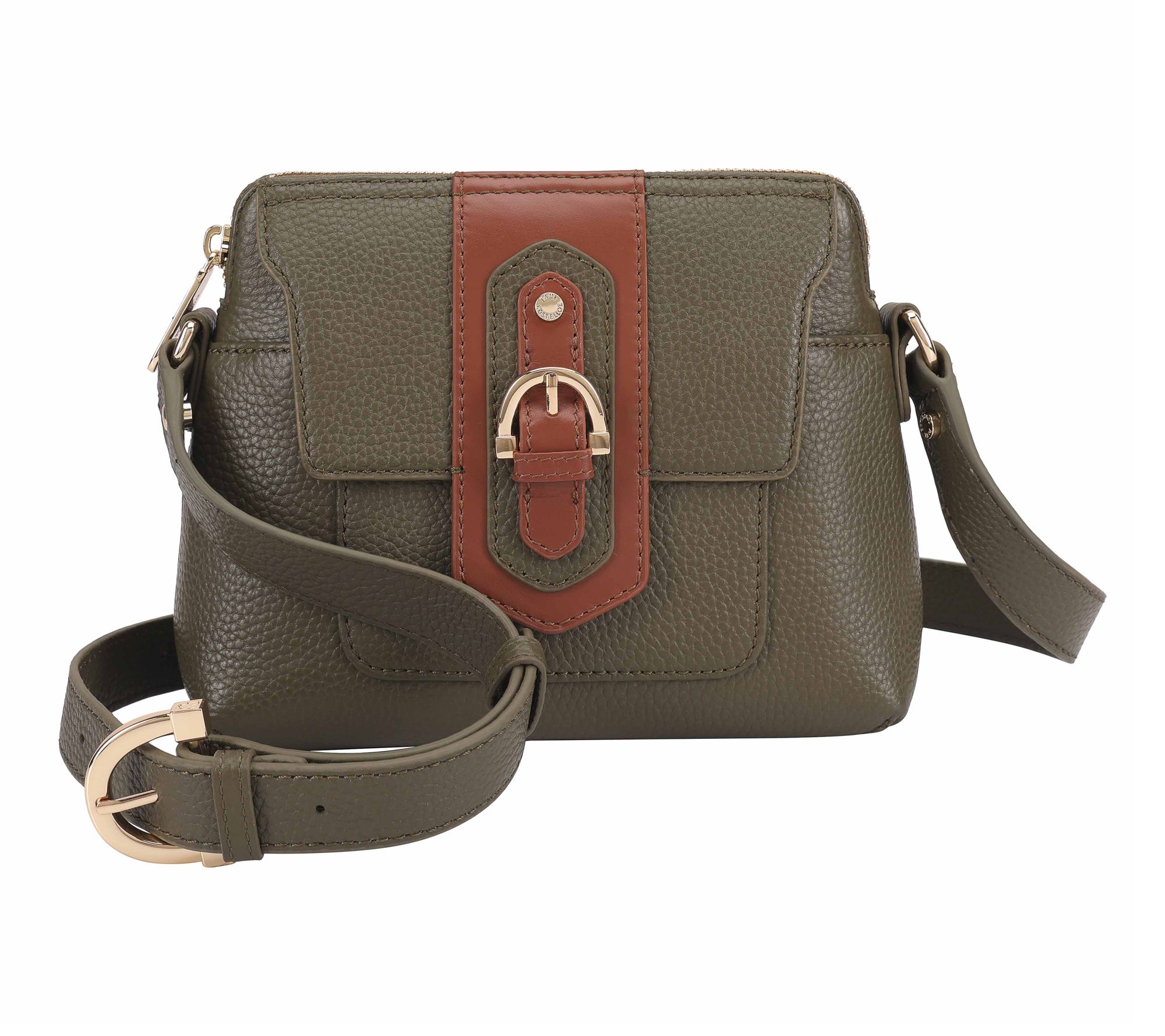 "As Is" Paul Costelloe Dressage Leather Compact Crossbody