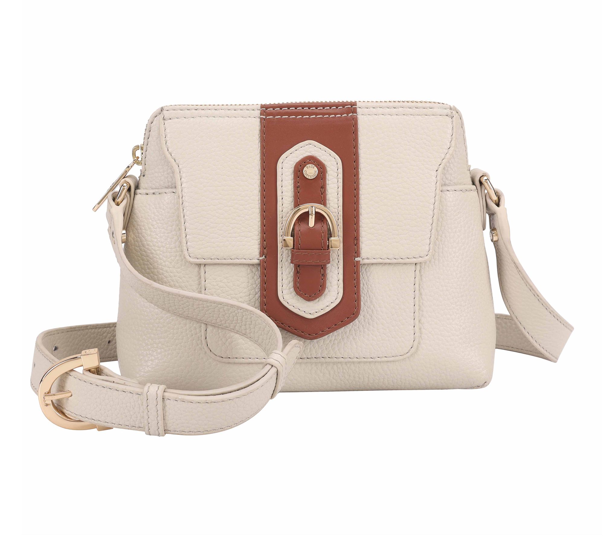 "As Is" Paul Costelloe Dressage Leather Compact Crossbody