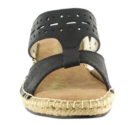 Bella Vita Pedril Slides - QVC.com