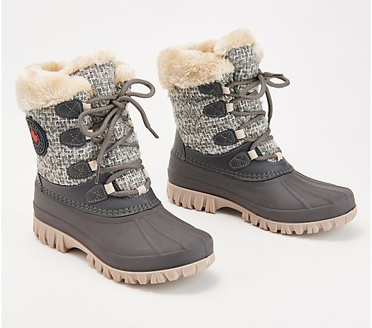 Cougar Waterproof Lace-Up Boots - Cabin