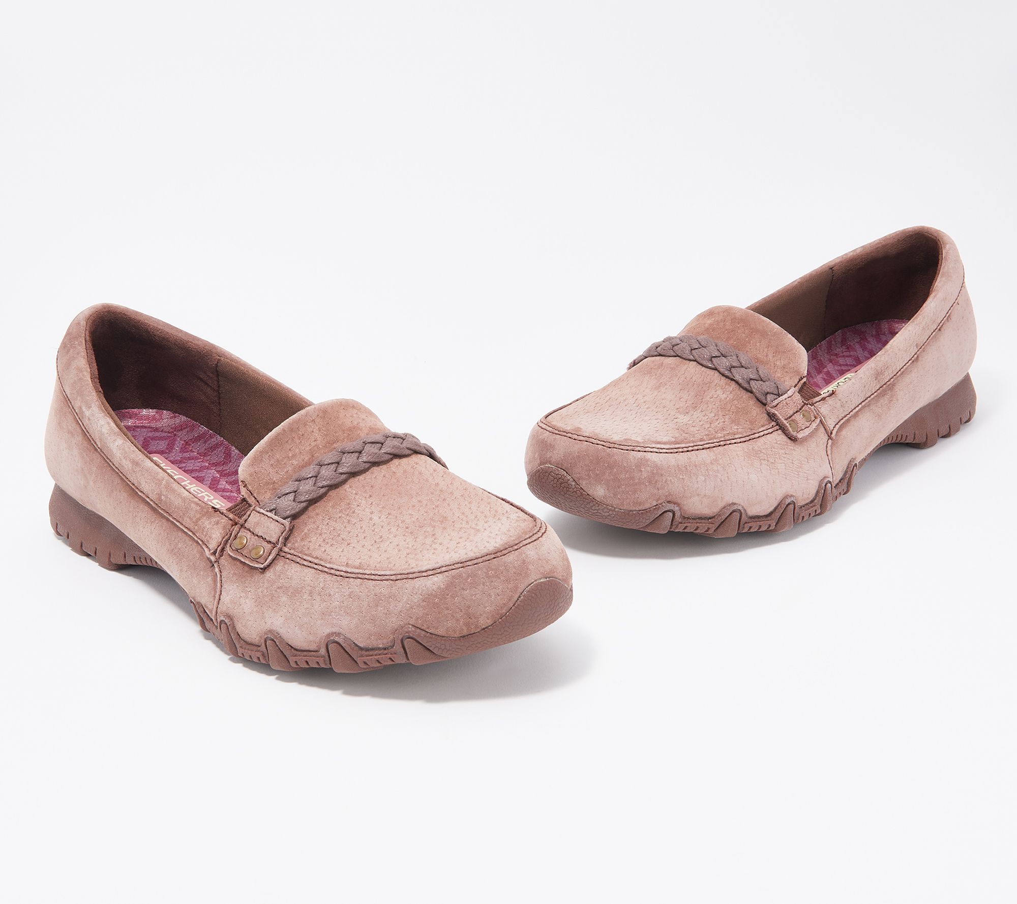skechers suede loafers