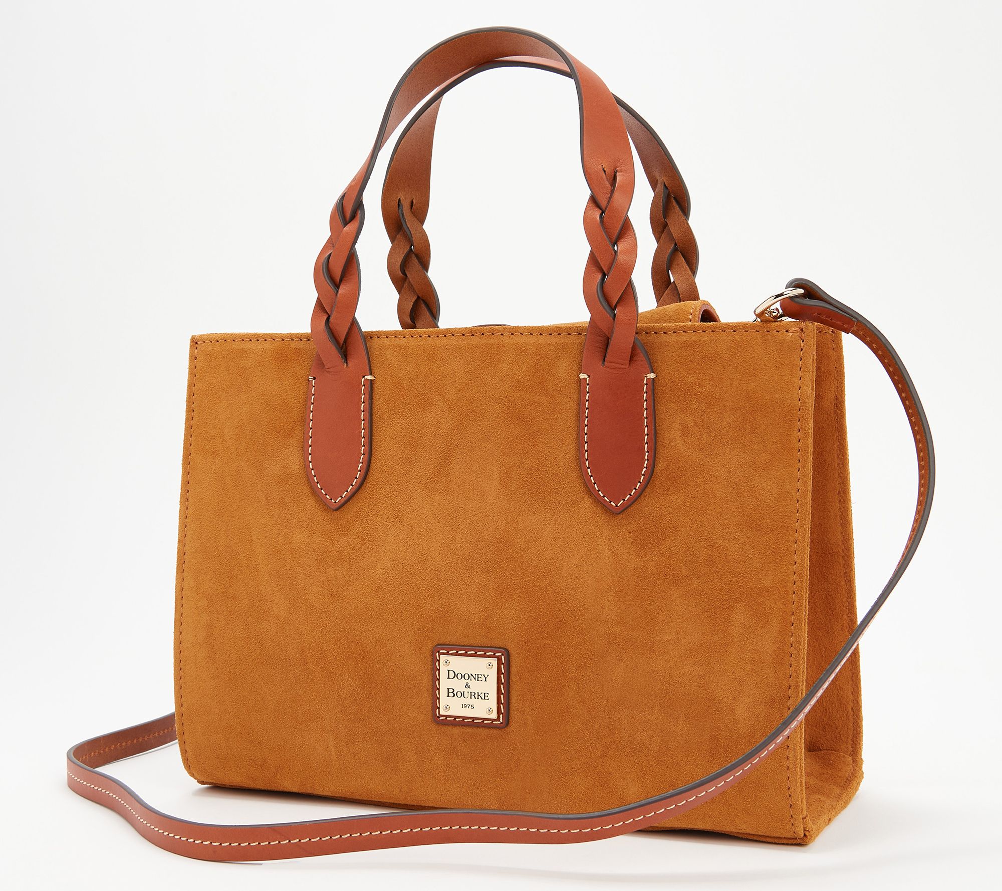 Qvc dooney & bourke suede 2024 bags