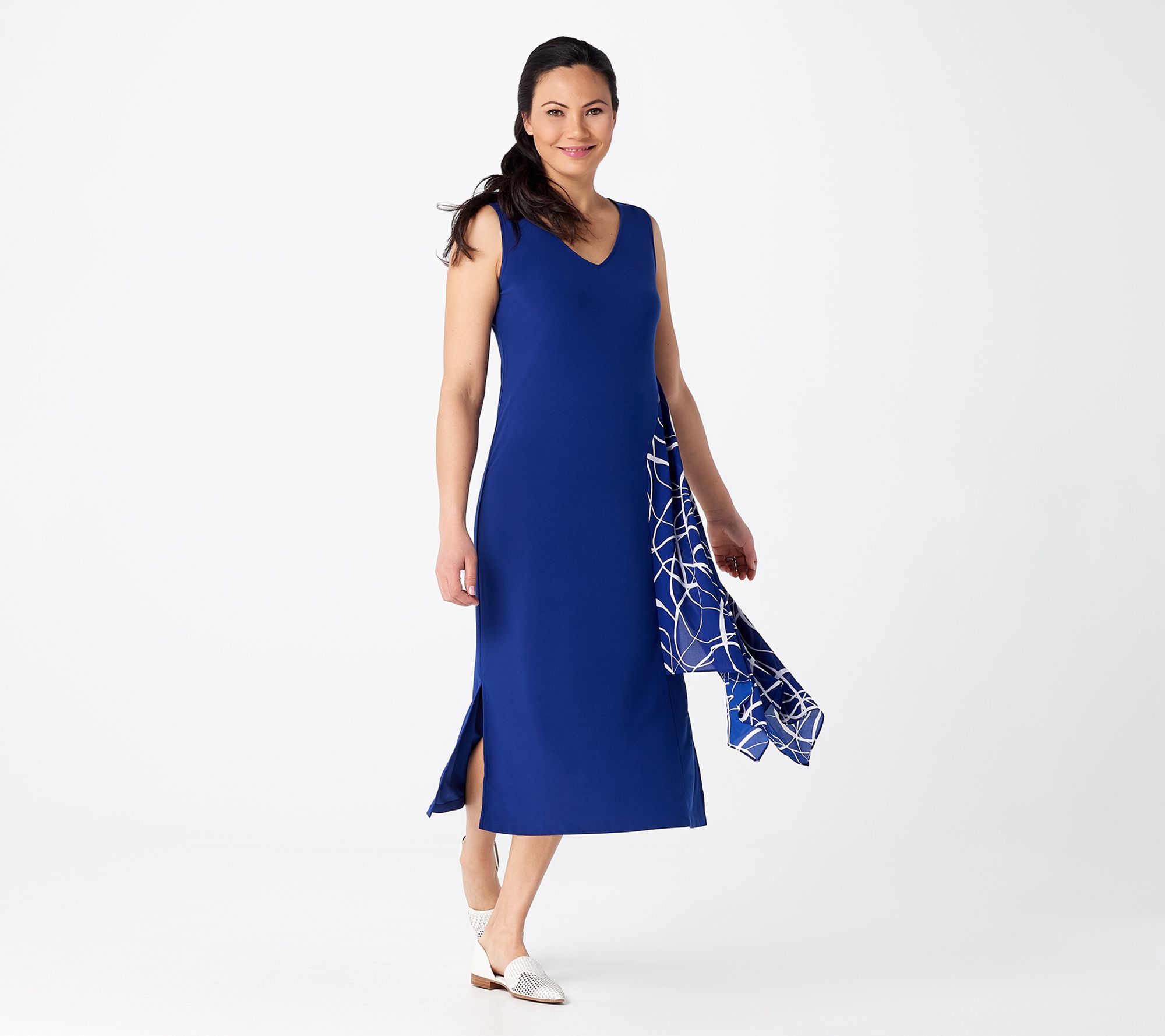 qvc midi dresses