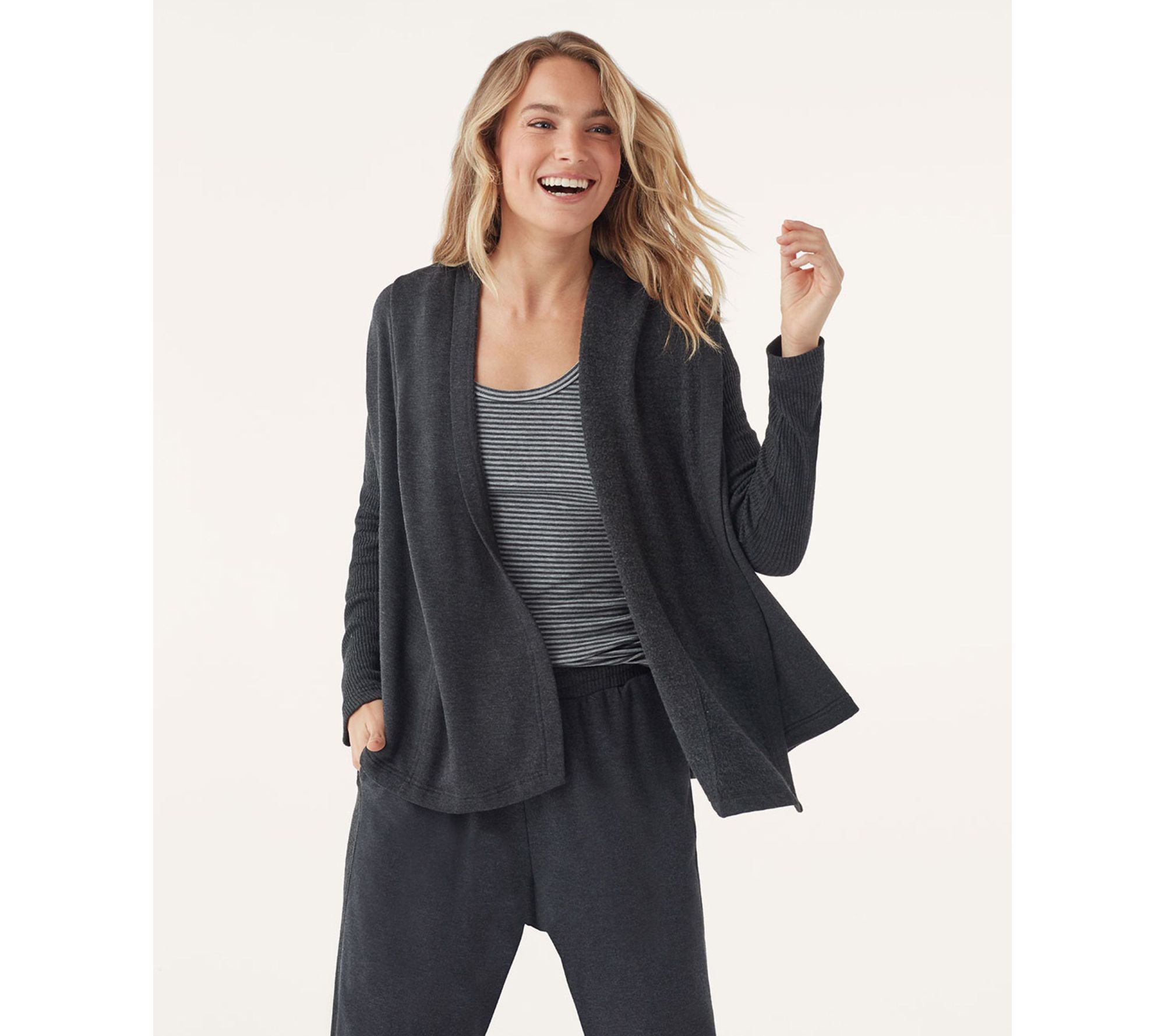 splendid hooded cardigan