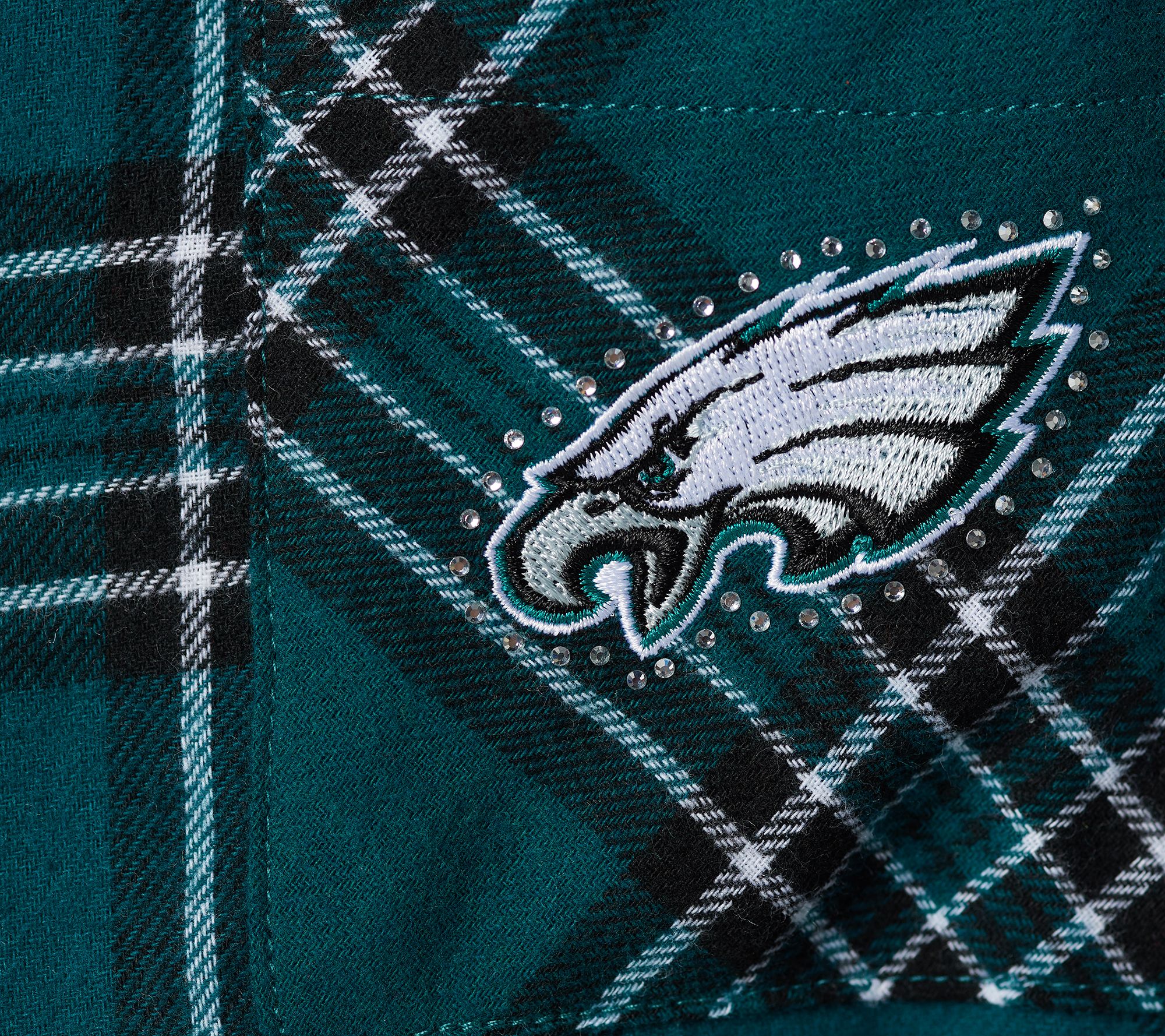 Team Apparel, Tops, Philadelphia Eagles Plaid Flannel Nwt