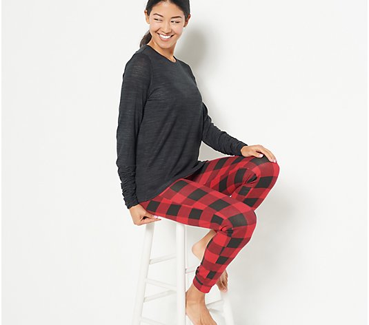 MUK LUKS Regular Women's Butter Knit Comfy Together Pajama Set