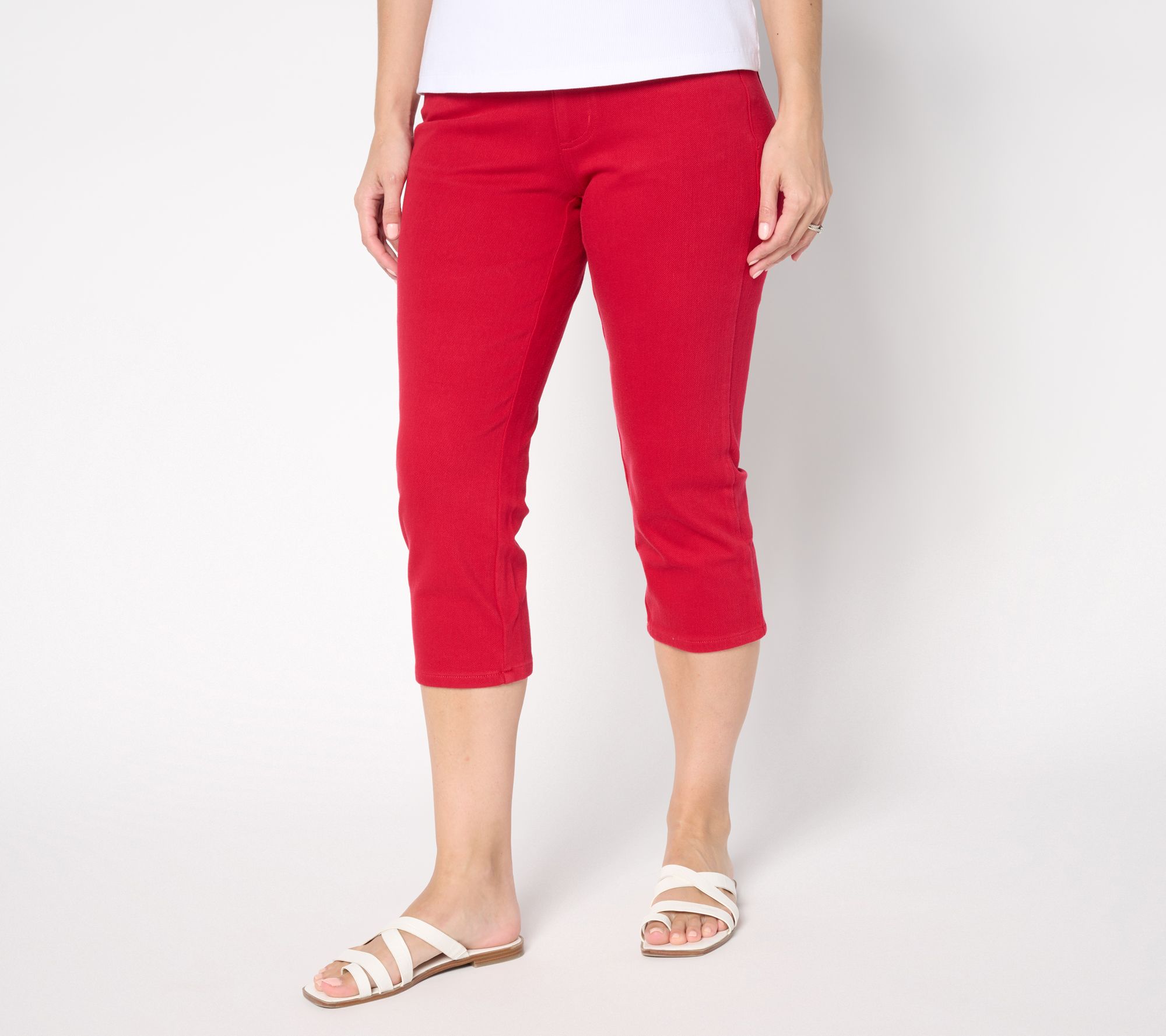 Belle by Kim Gravel Regular Flexibelle Capri Jeans