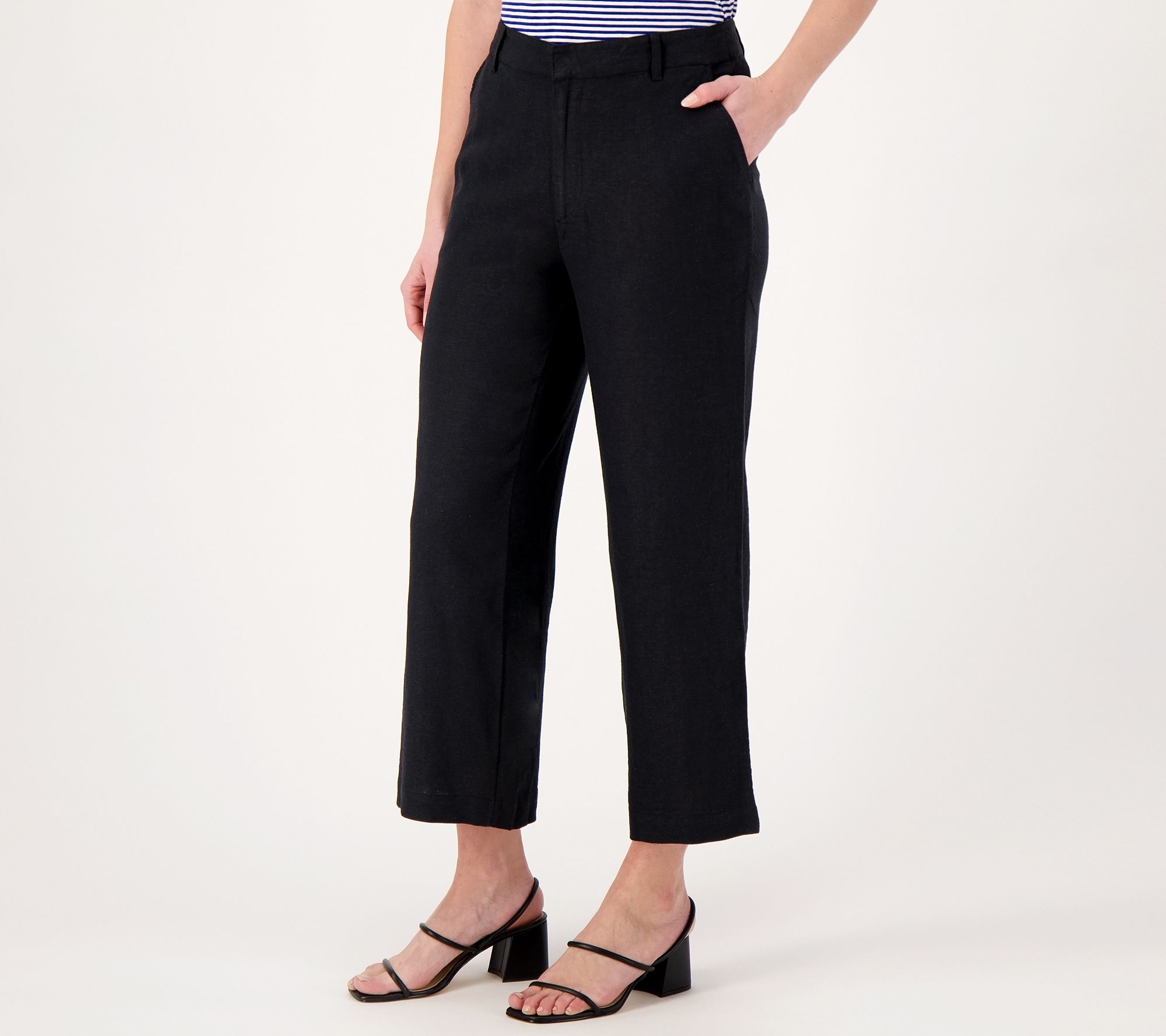 Candance Cameron Bure Wide Leg Crop Pants