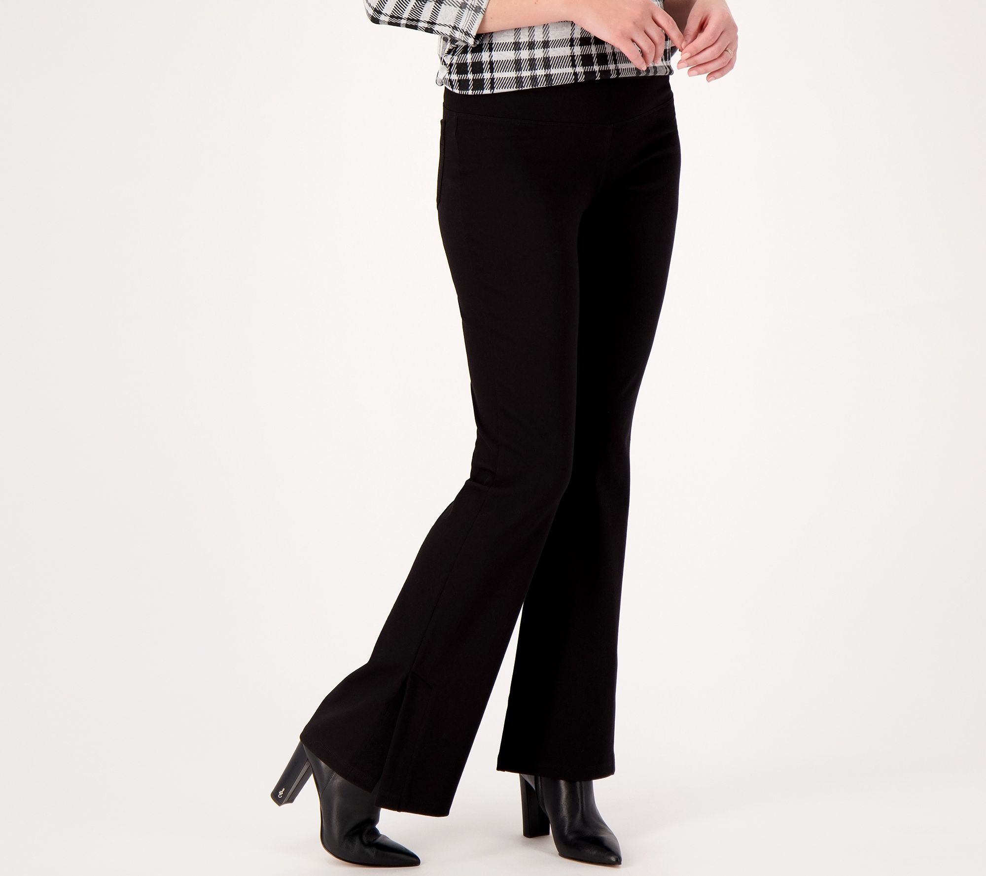 Women with Control Tall Tummy Control Baby Bell Pants 