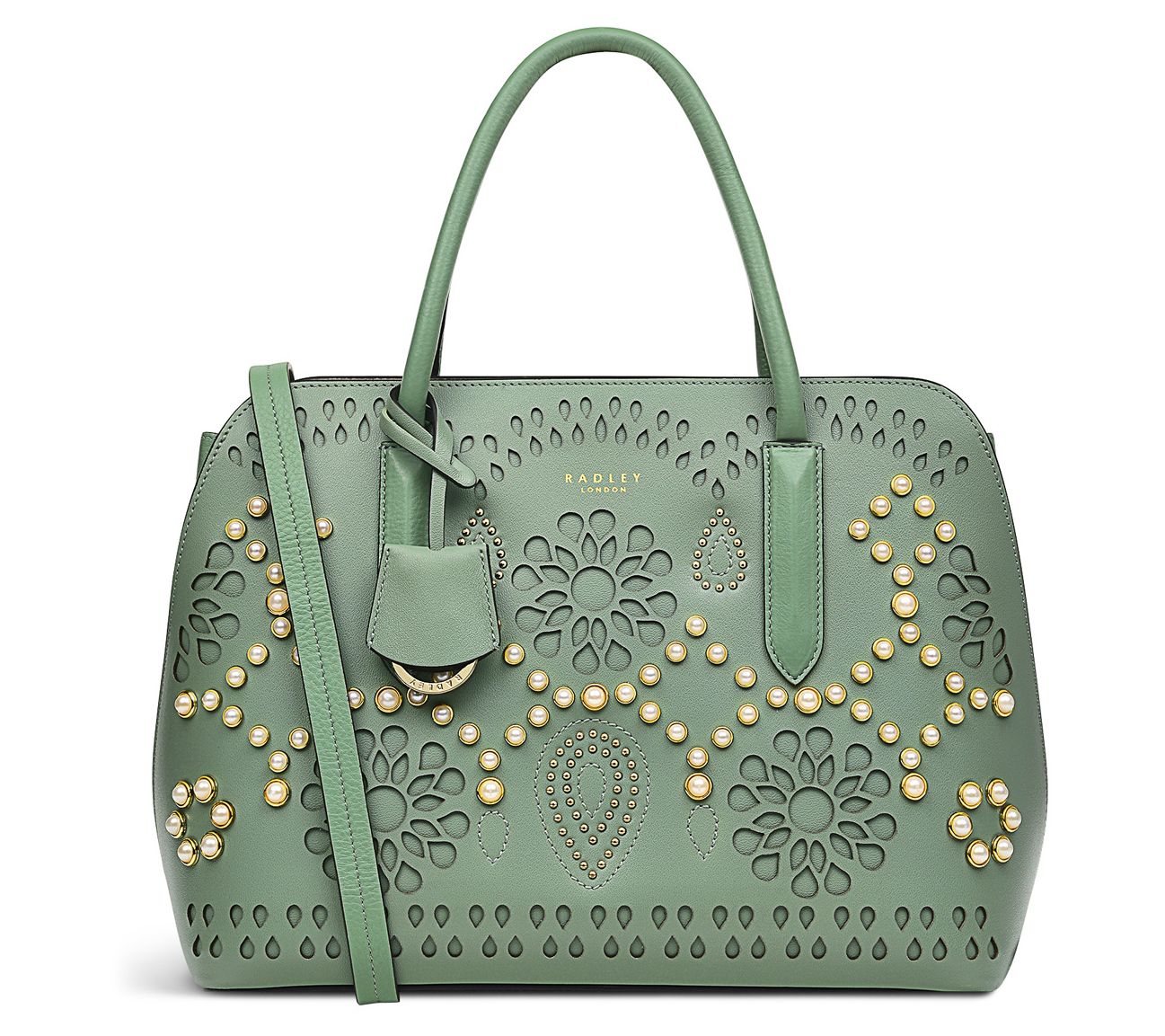 RADLEY London Green Leather Shoulder Bag