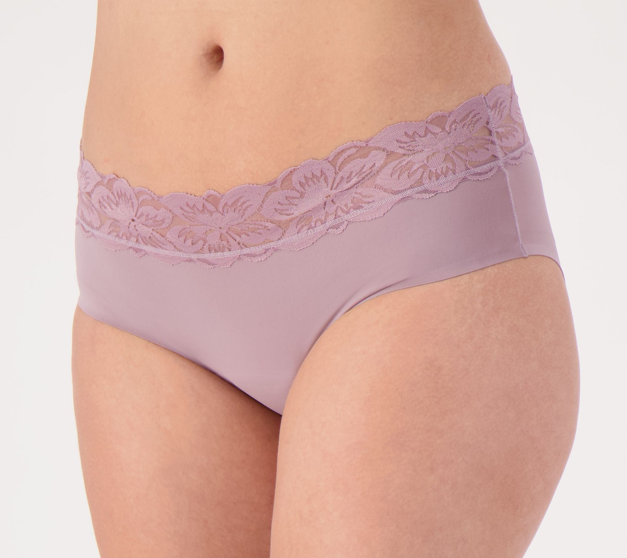 Underpants Womens Underwear Wicking Mid Waist Elastic No See