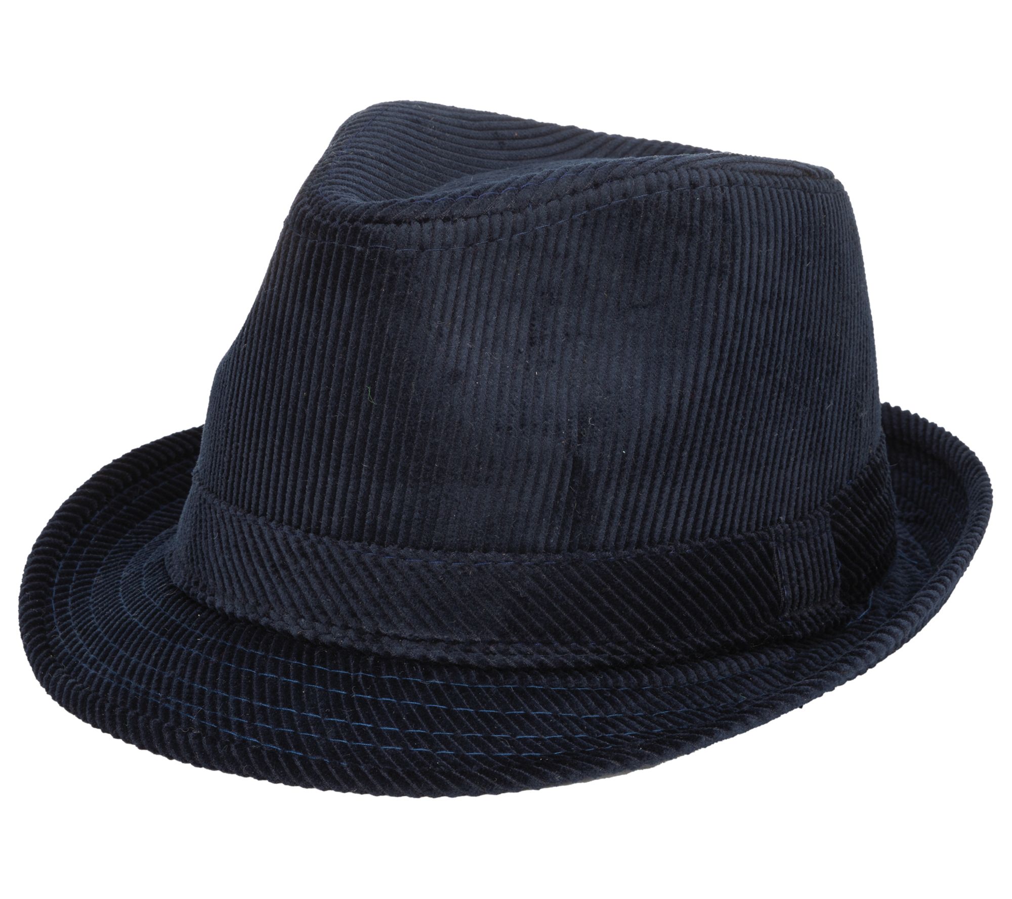 San Diego Hat Co. Men's Cut & Sew Corduroy Fedora