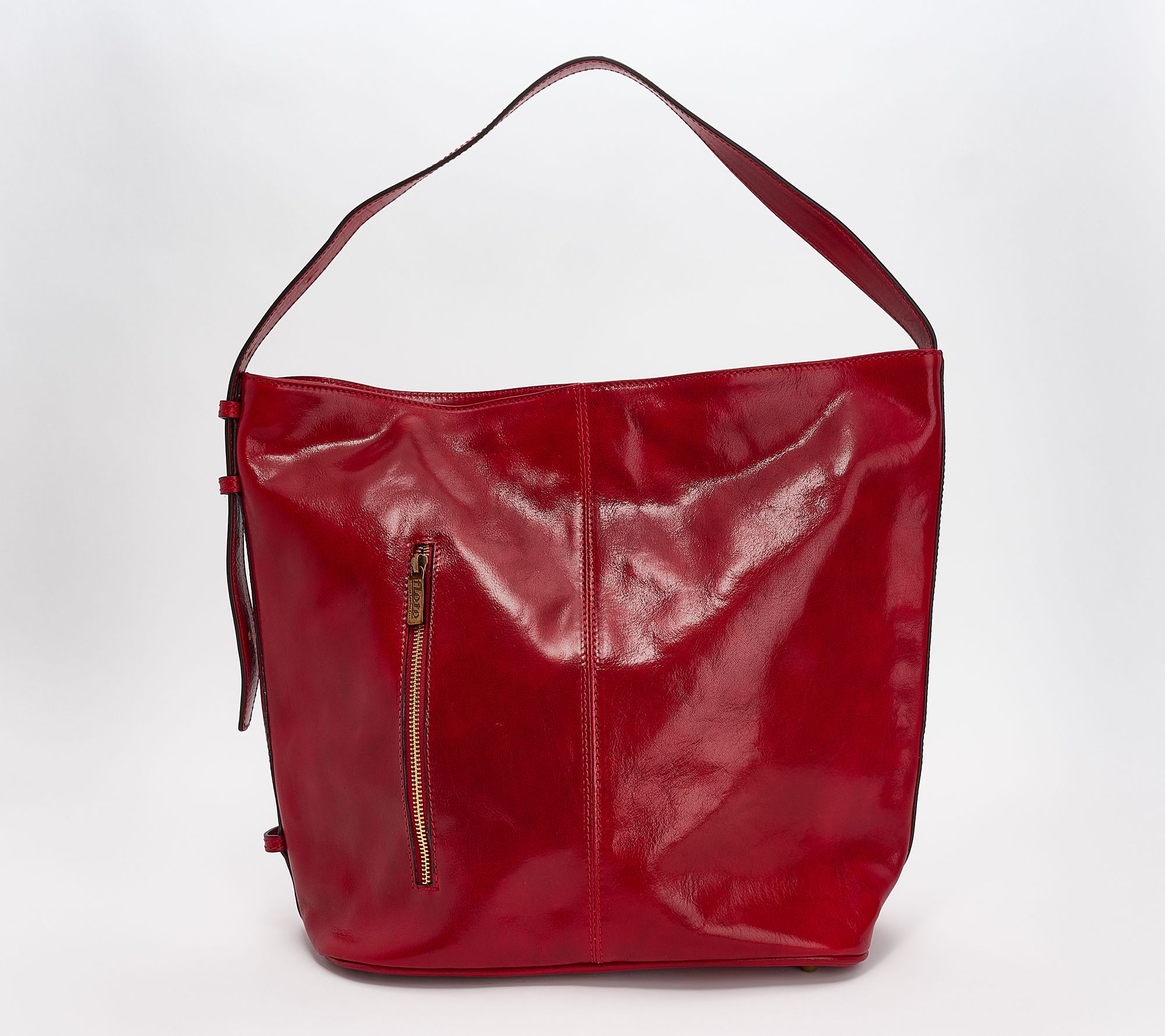 Zara red leather bag hot sale