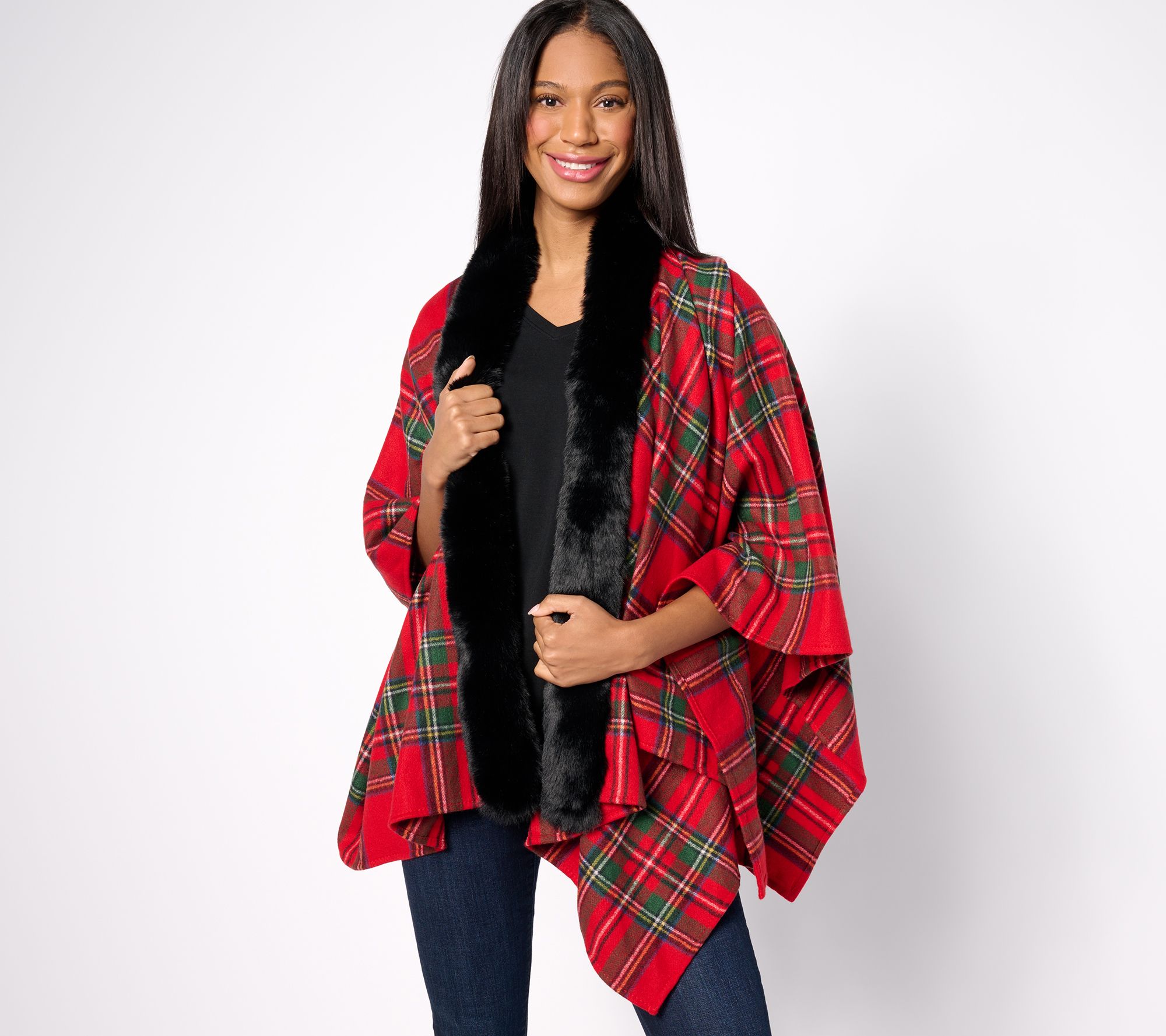 Belle by Kim Gravel High Status Poncho Top 