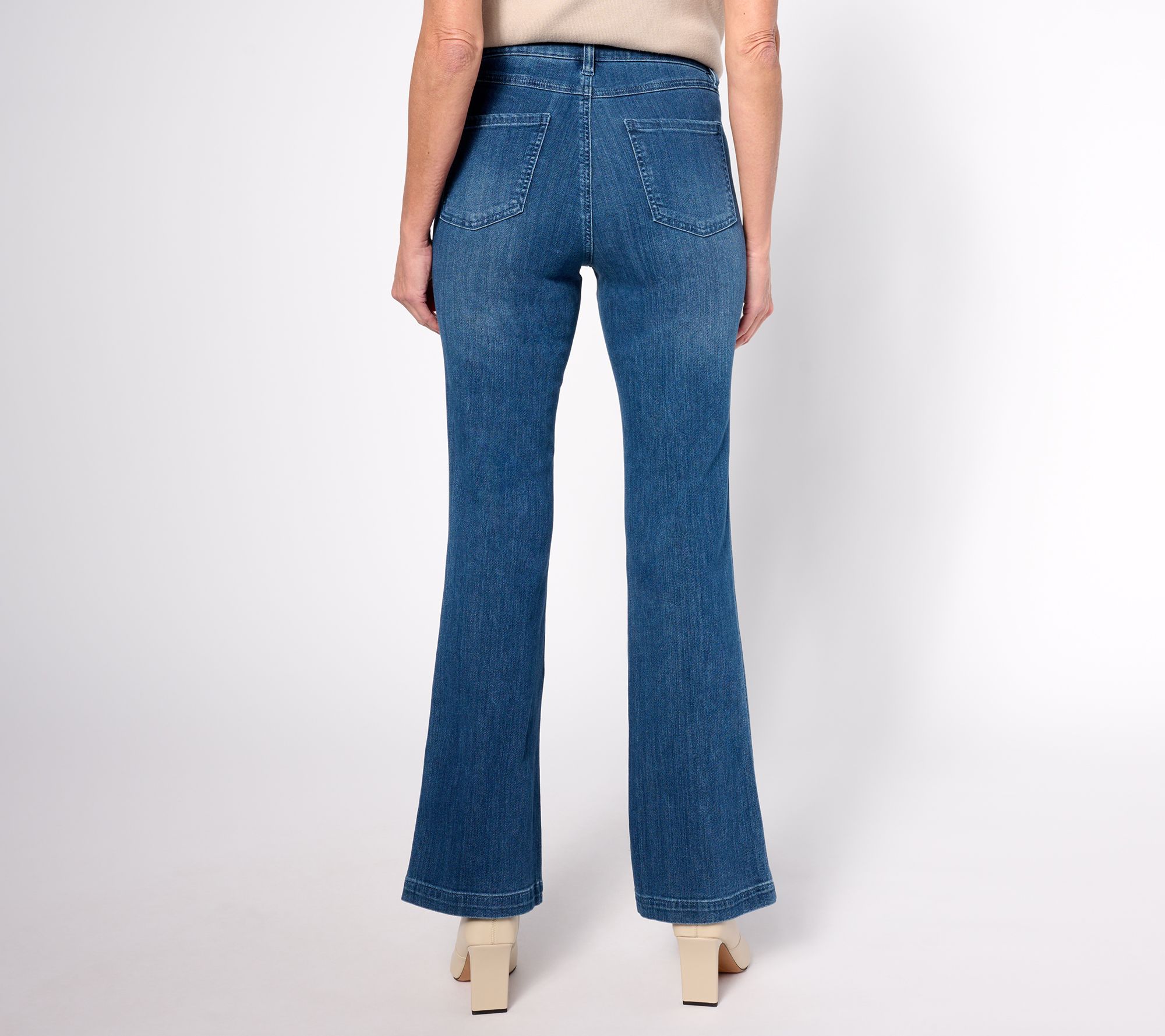 Belle by Kim Gravel Primabelle Tall Patch Pocket Flare Jean