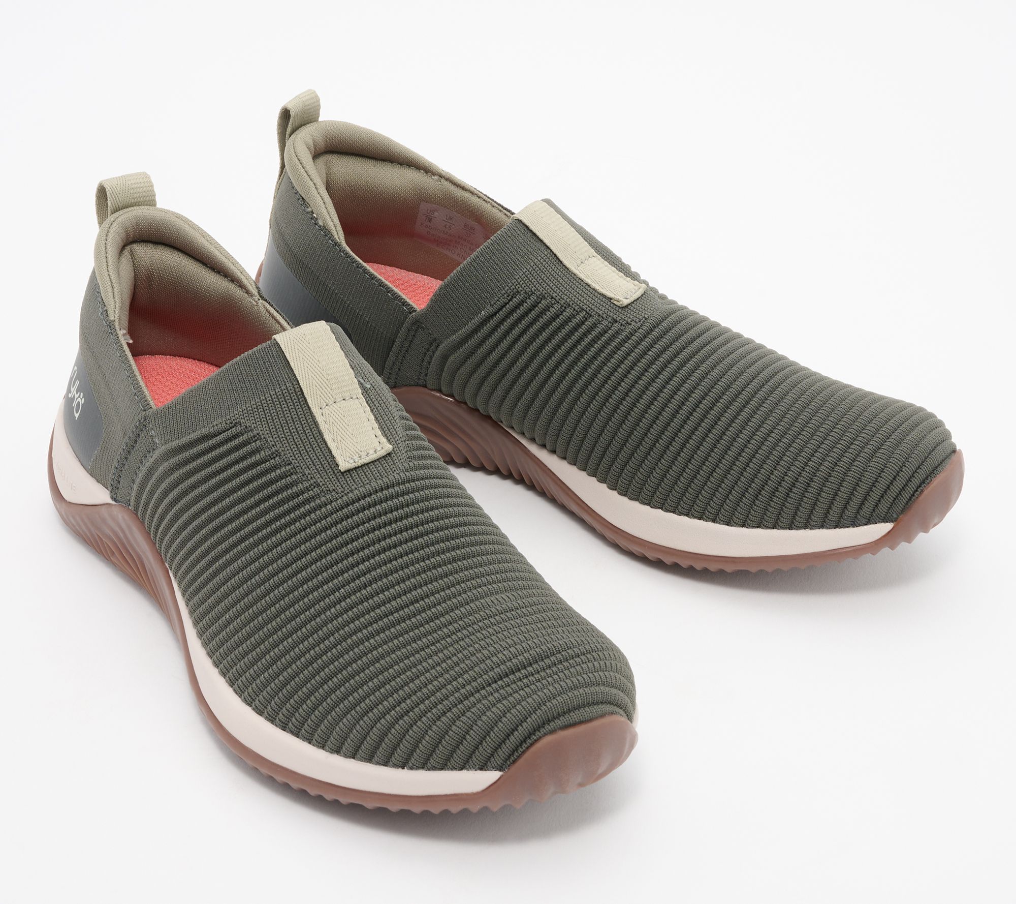 Ryka Knit Slip-On Sneakers - Echo Knit - QVC.com