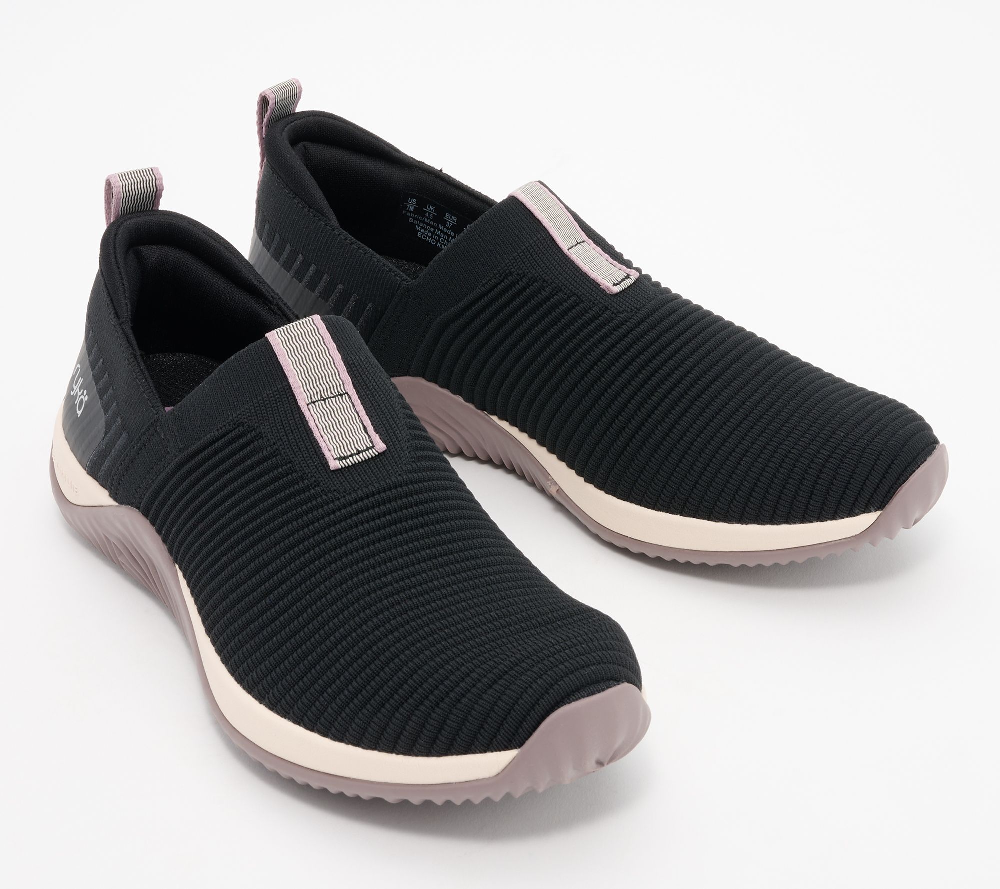 Ryka Knit Slip-On Sneakers - Echo Knit