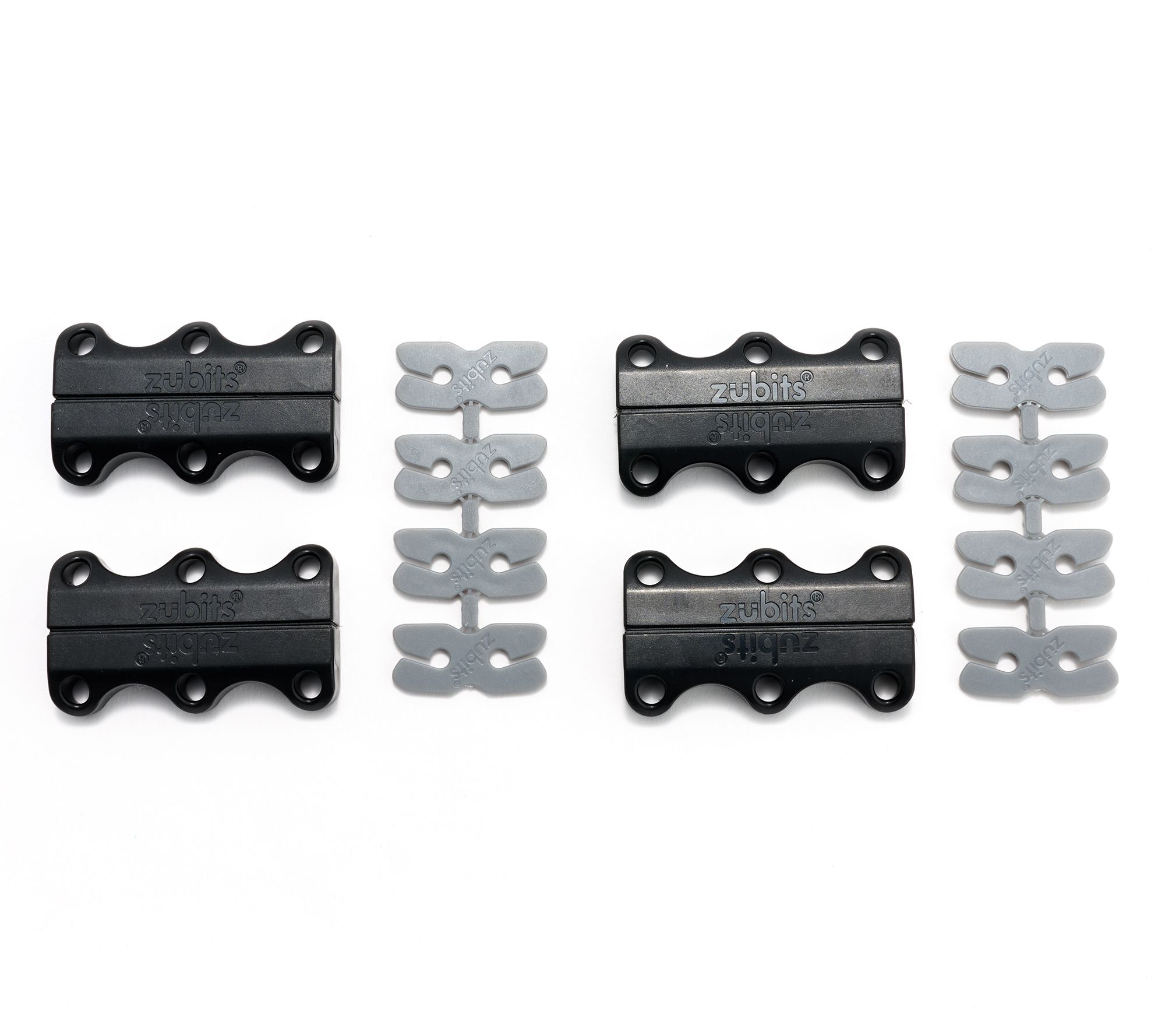 Zubits (2) Pair No Tie Magnetic Shoelace Closures