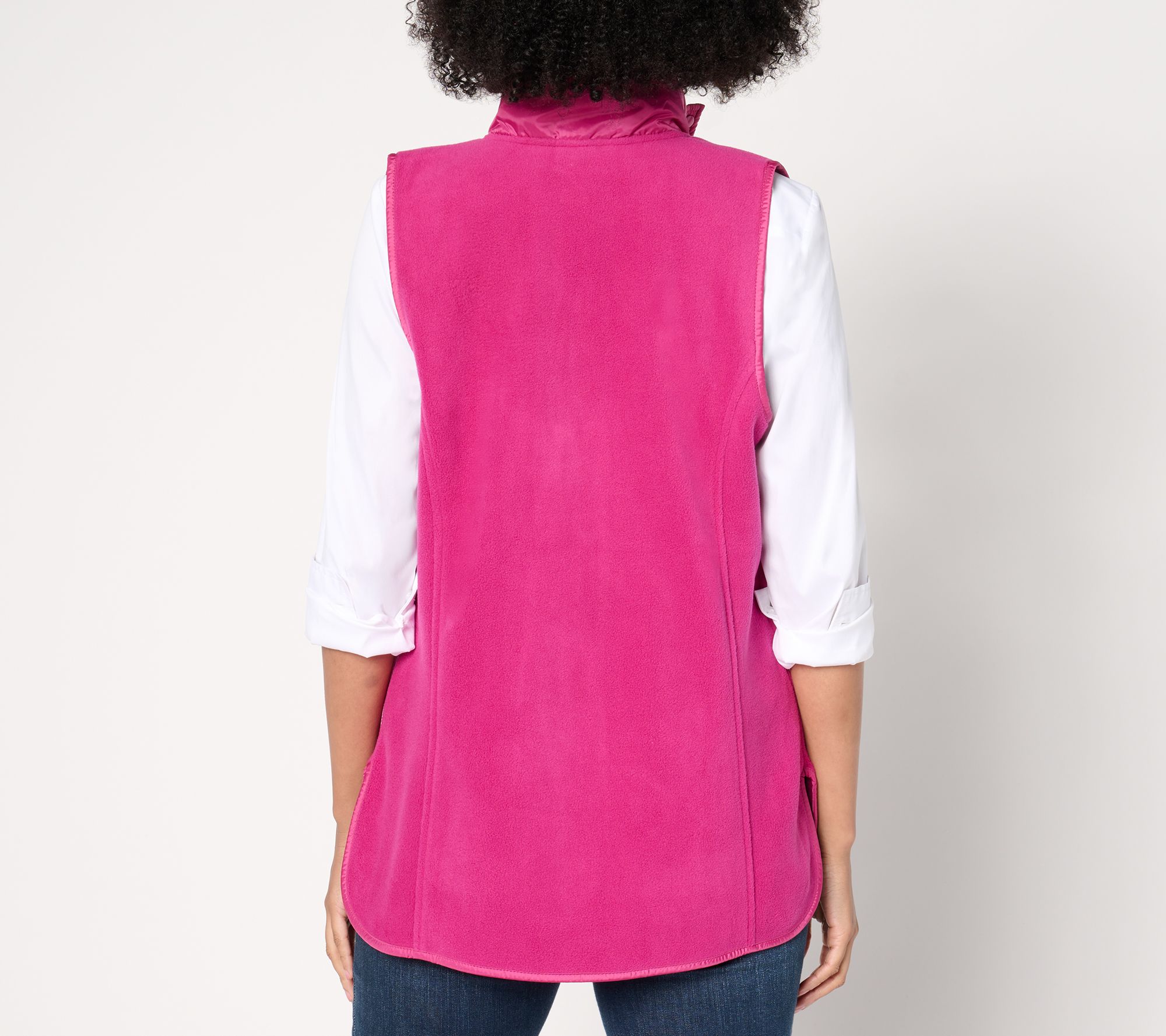Denim & Co. Active Knit/Woven Mix Quilted Vest - QVC.com Denim & Co. Active Knit/Woven Mix Quilted Vest - QVC.com
