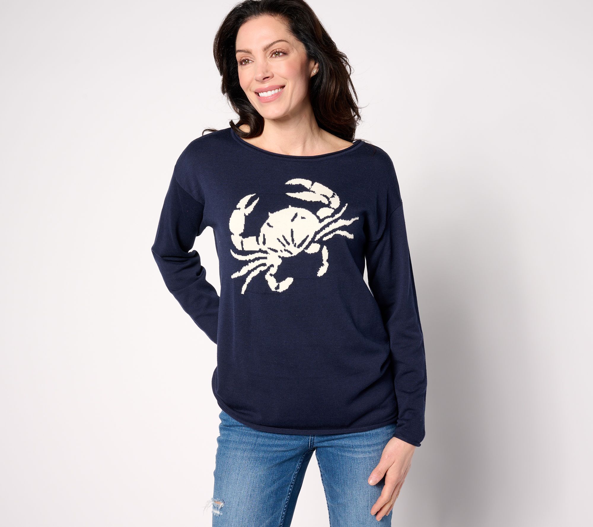 "As Is" Belle Beach by Kim Gravel Sealife Sweater