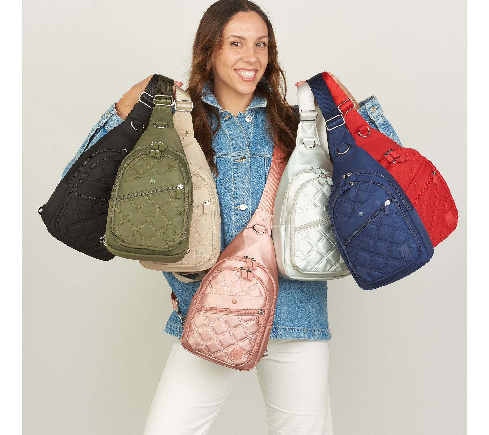 IHKWIP Convertible Sidekick Sling Backpack - QVC.com